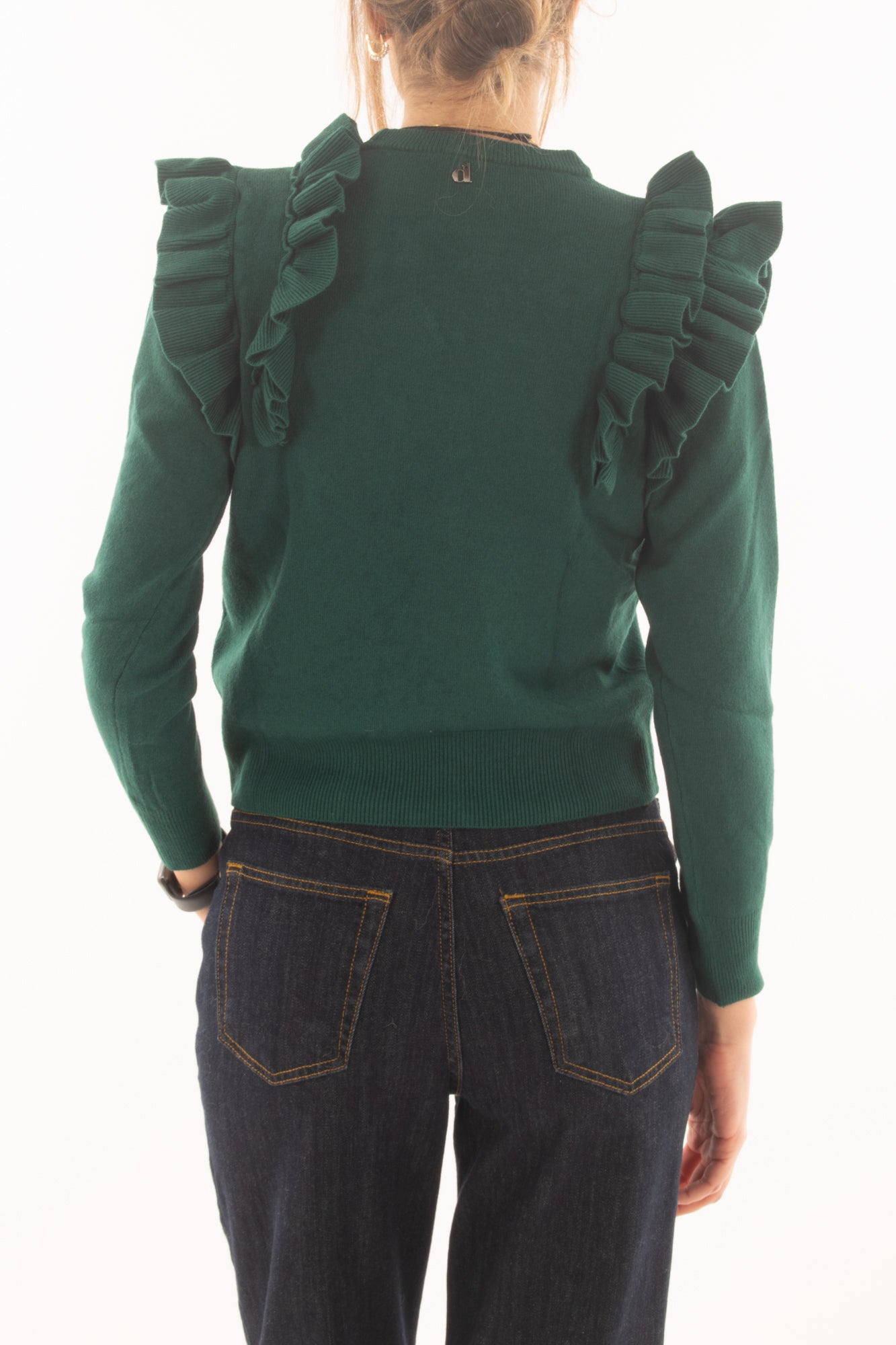 Maglia con voila da Donna - Verde