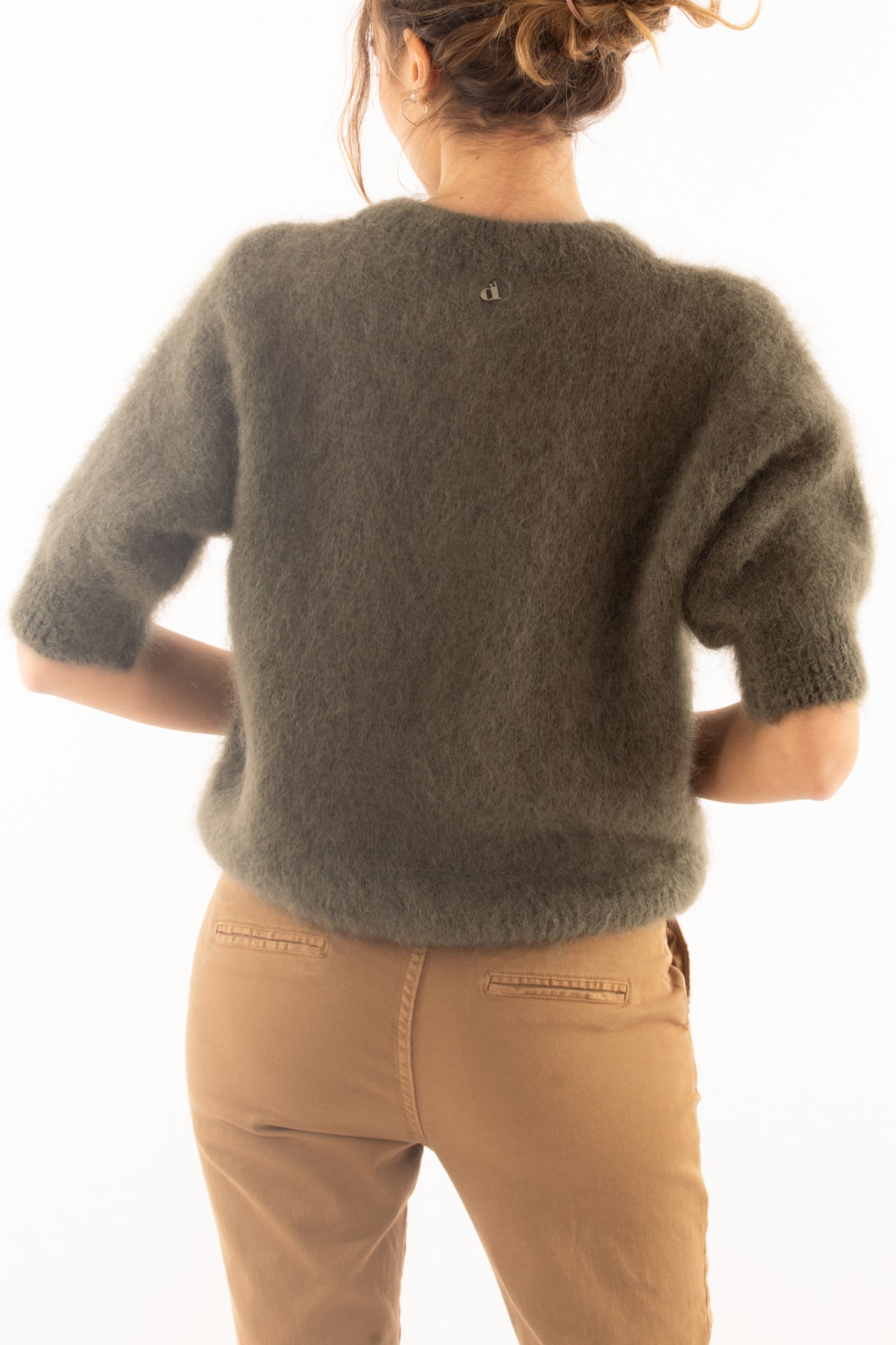 Maglione kid mohair Dixie - Verde