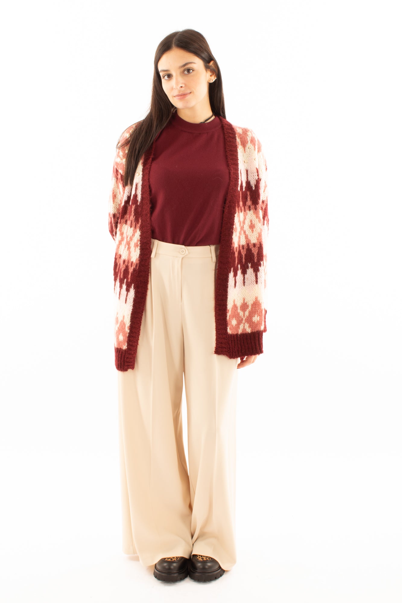 Crdigan fantasia Dixie - Rosa