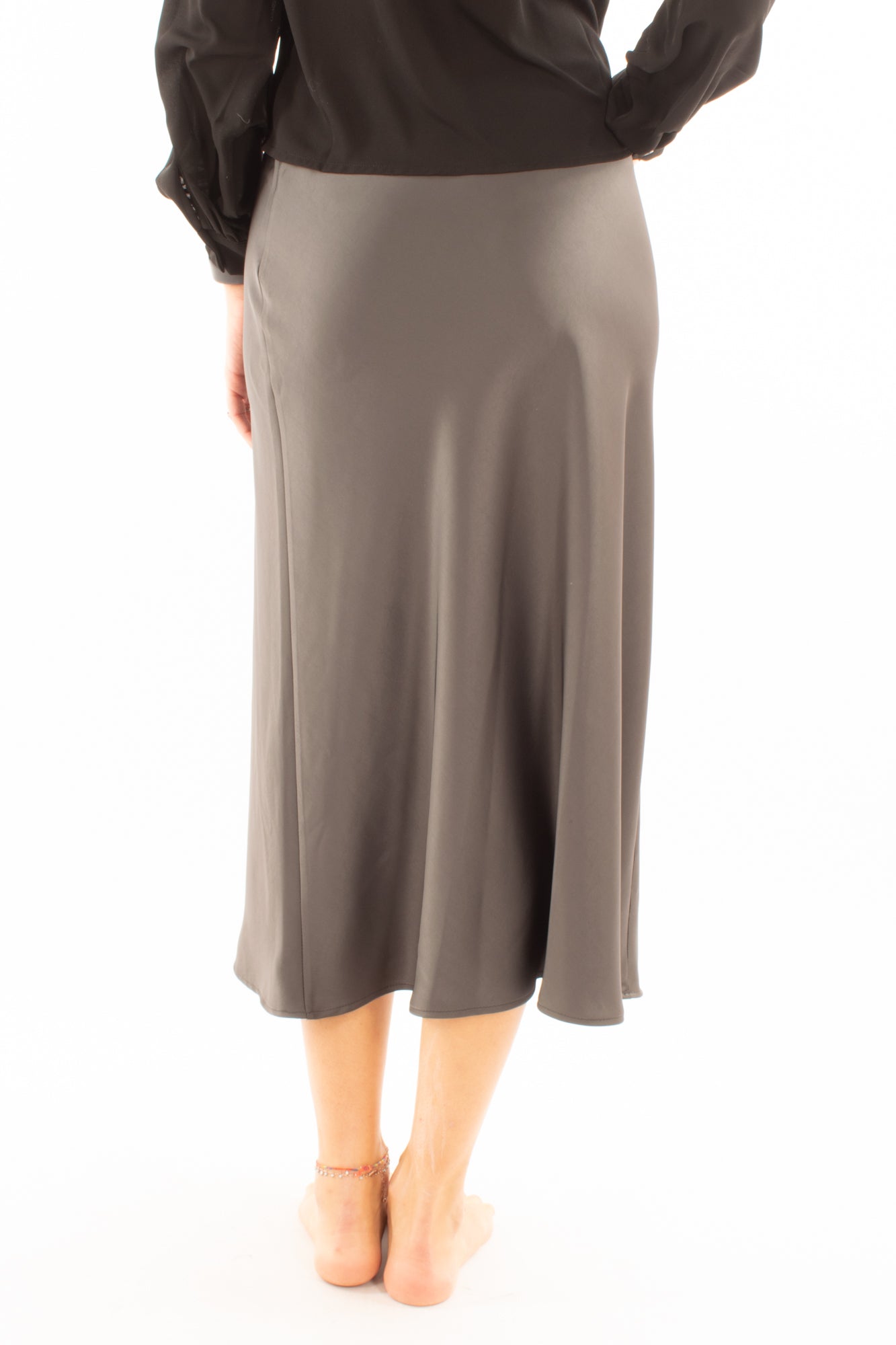 Gonna satin Imperial - Piombo