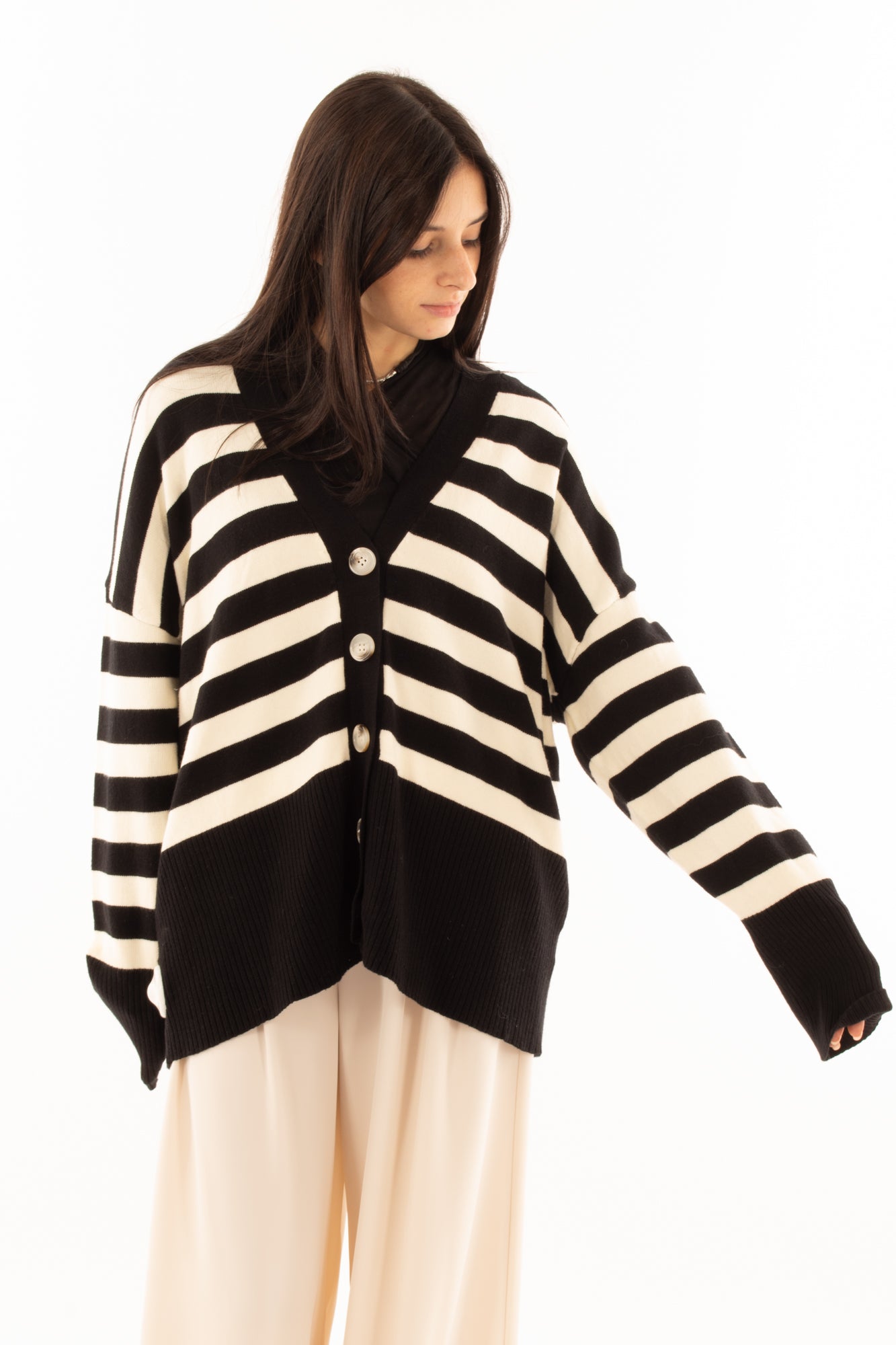 Cardigan rigato Articolo mi1967