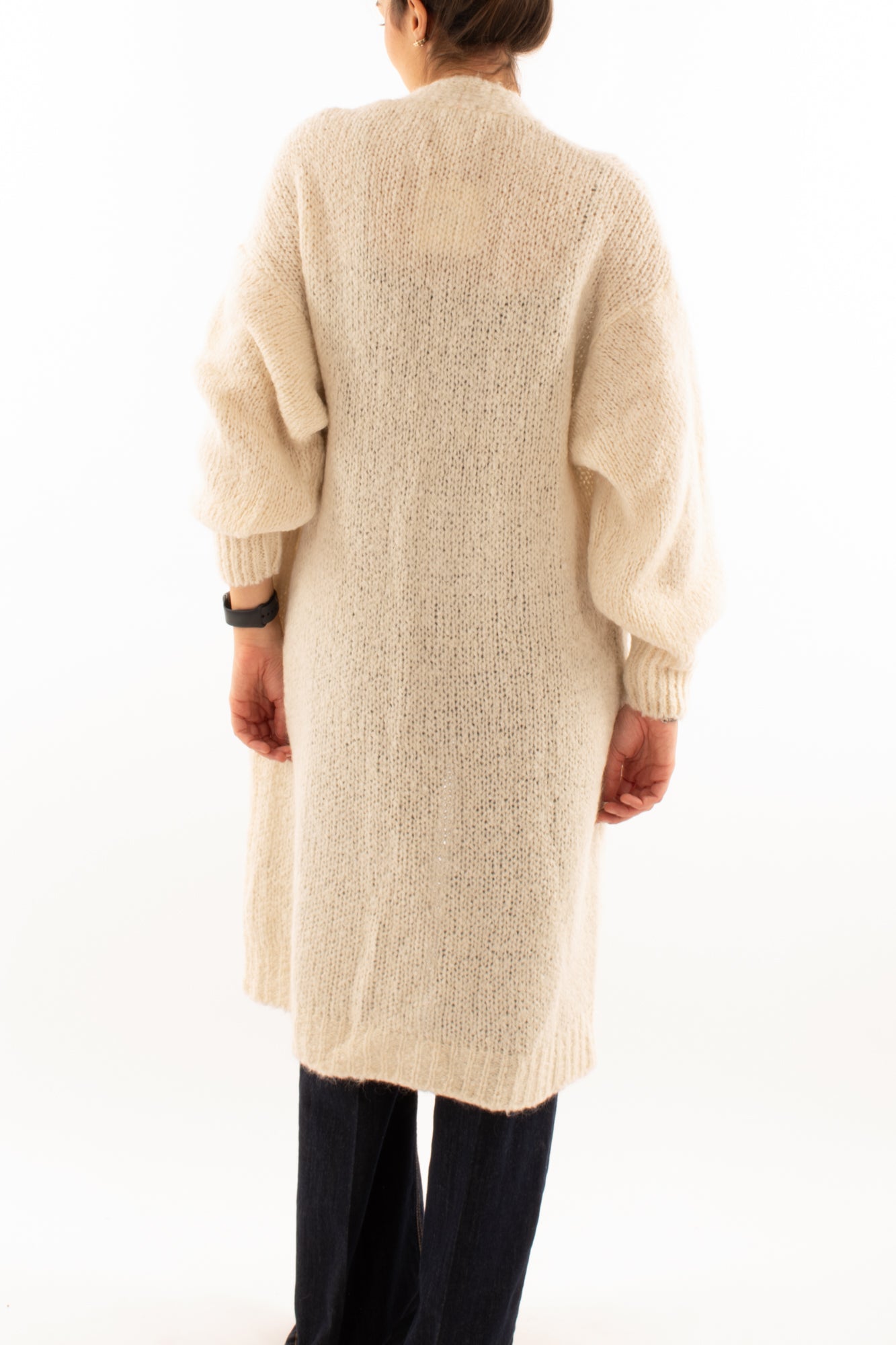 Crdigan lungo misto mohair Miamata - Burro