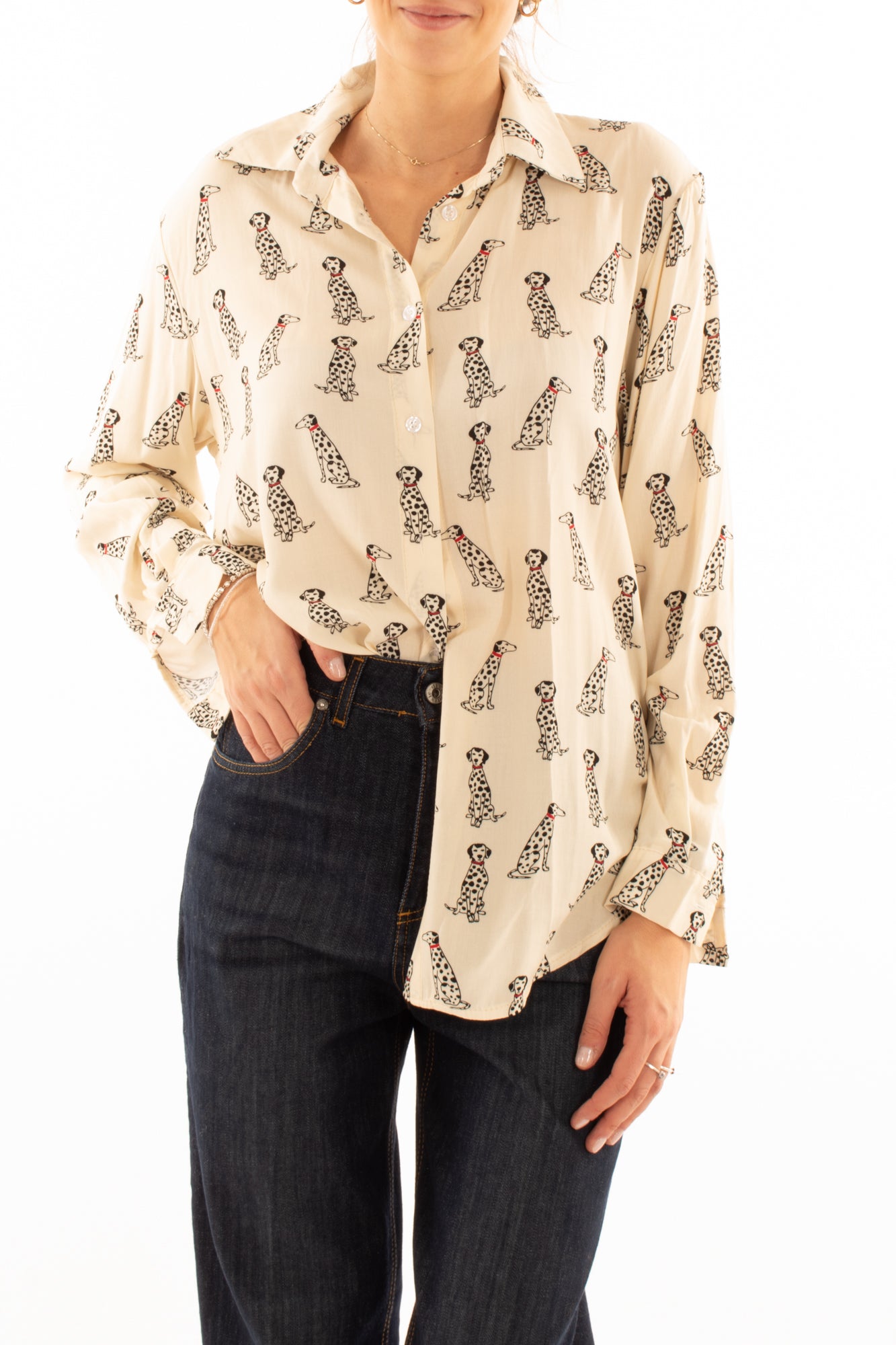 Camicia con dalmata Miamata - Sabbia