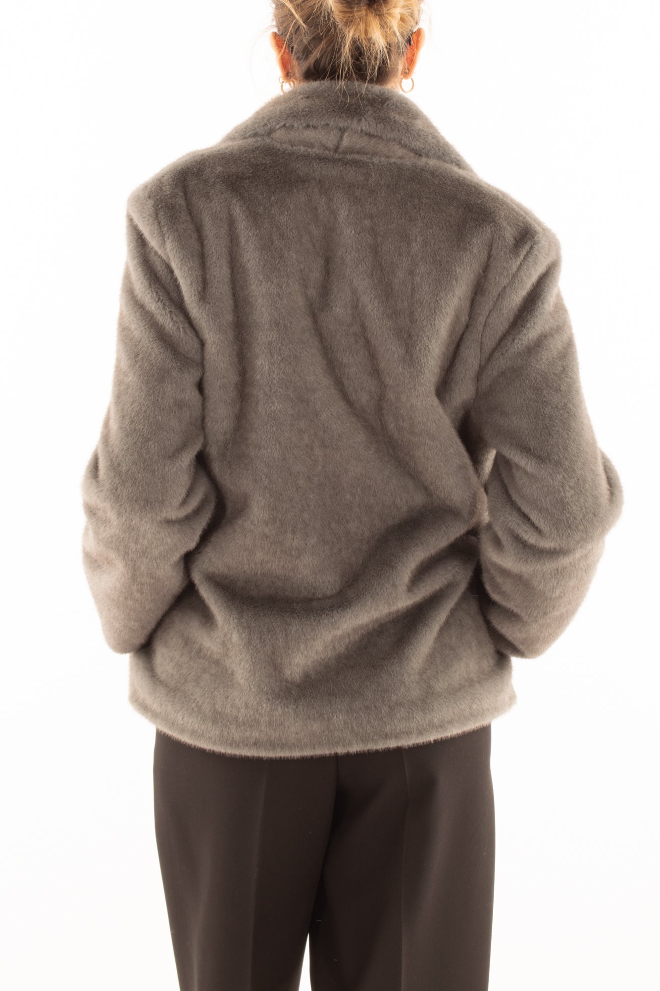 Pelliccia ecologica Motel - Grigio