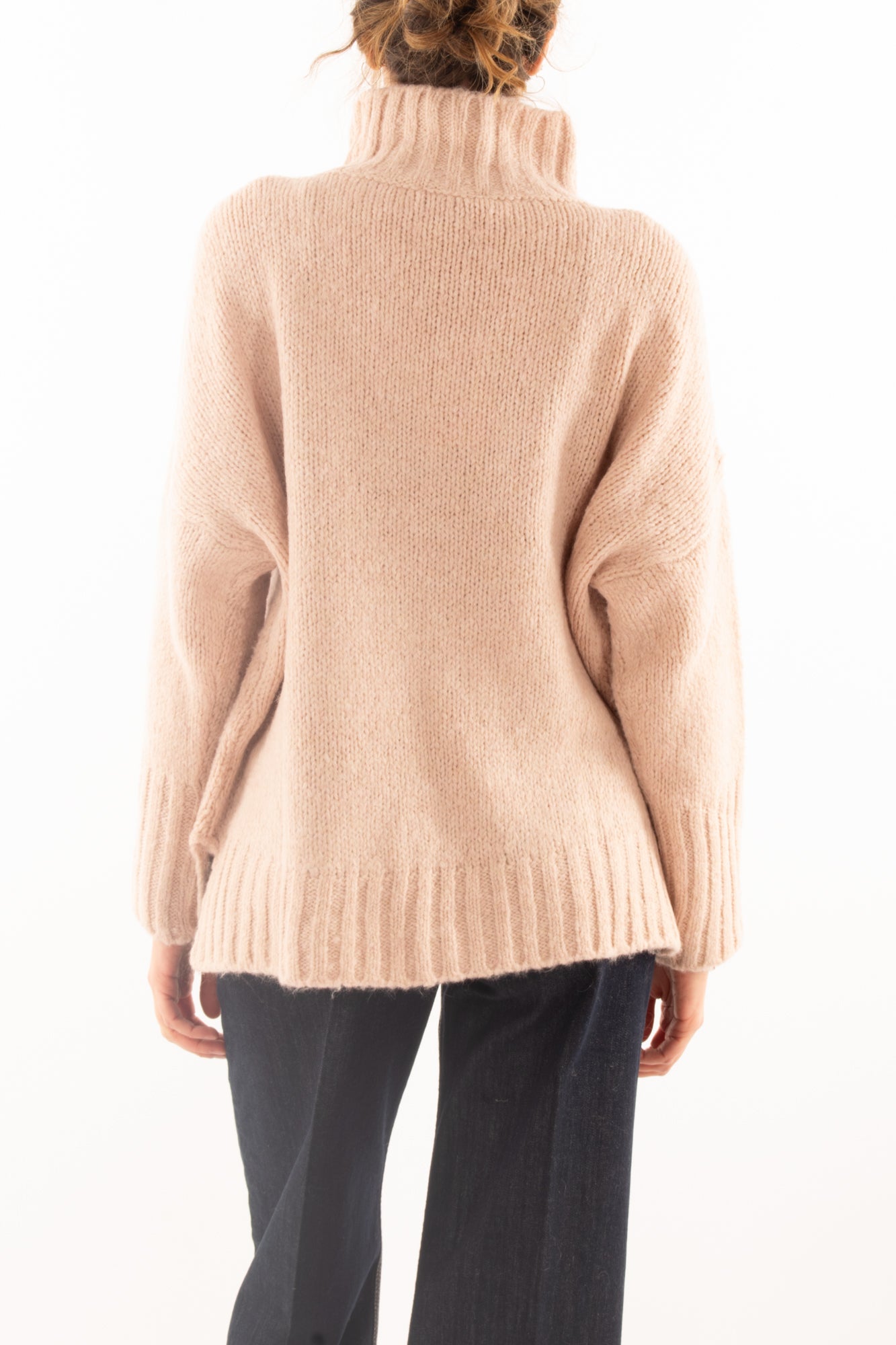 Maglione a collo alto Motel - Rosa