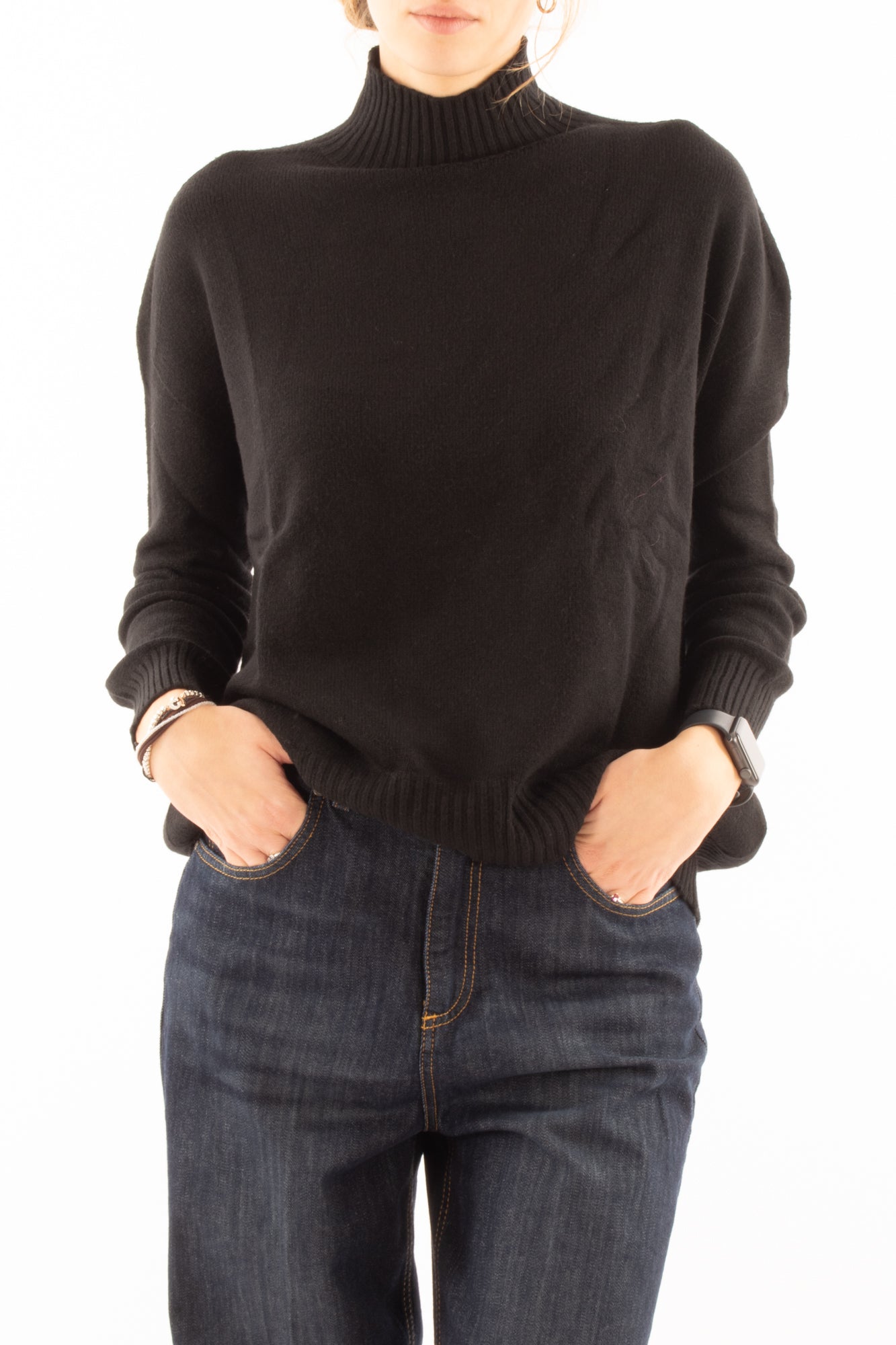 Maglione a lupetto Motel - Nero