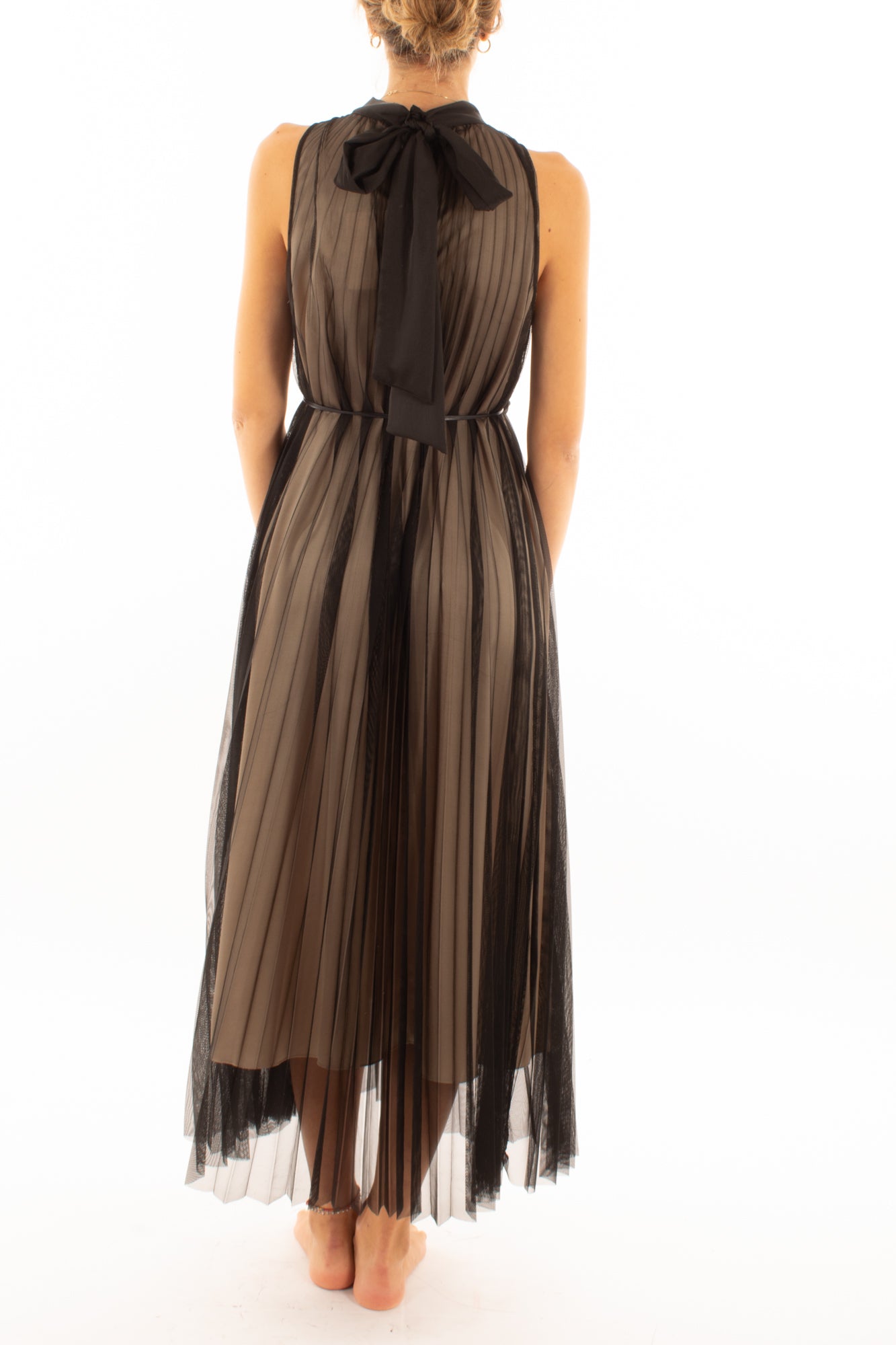 Abito lungo in tulle Motel - Nero