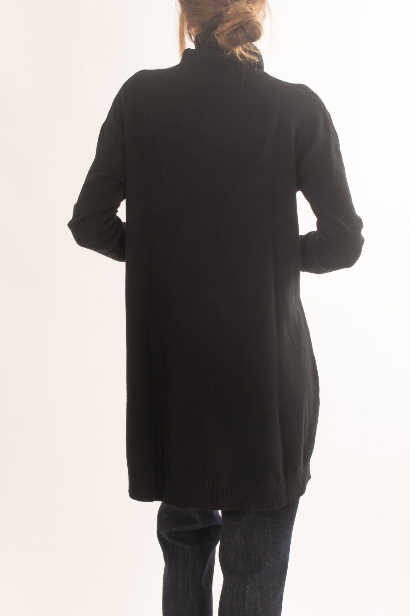 Maglione con tasche da donna Susy mix - Nero