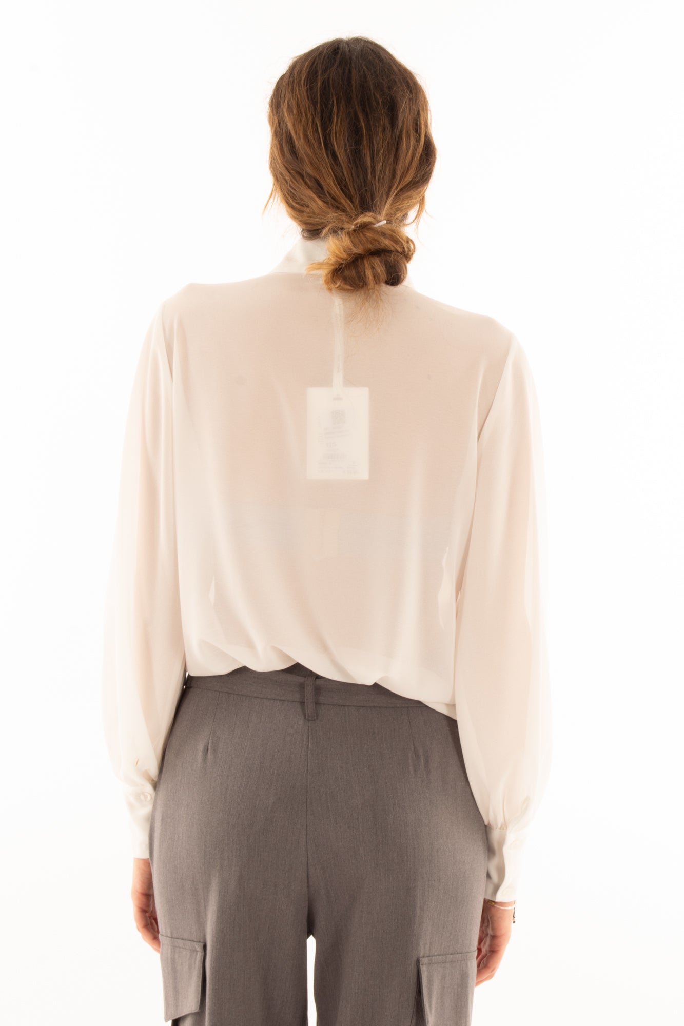 Camicia con cravatta Susy mix - Bianco
