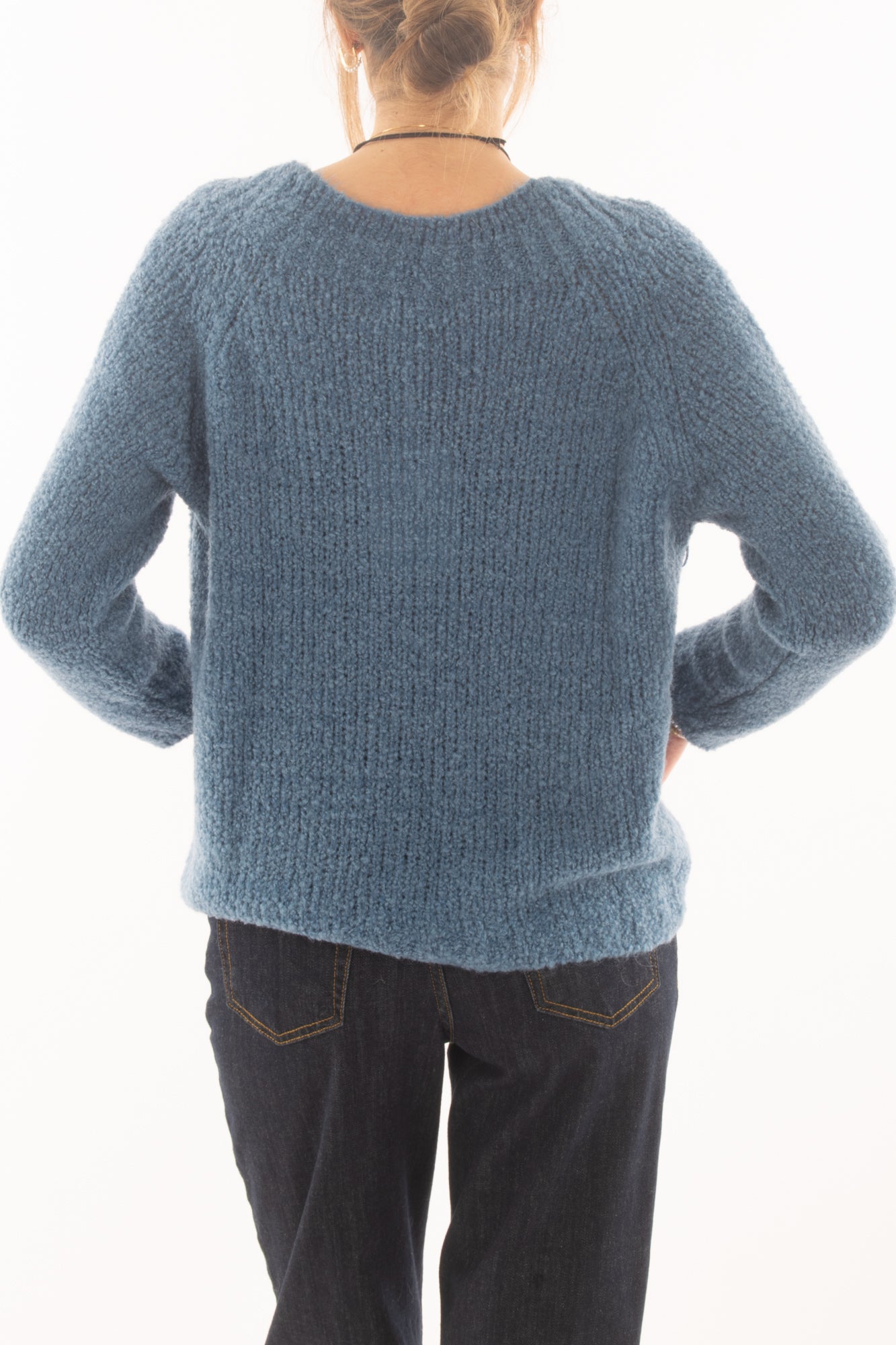 Maglione girocollo da donna - Carta da zucchero