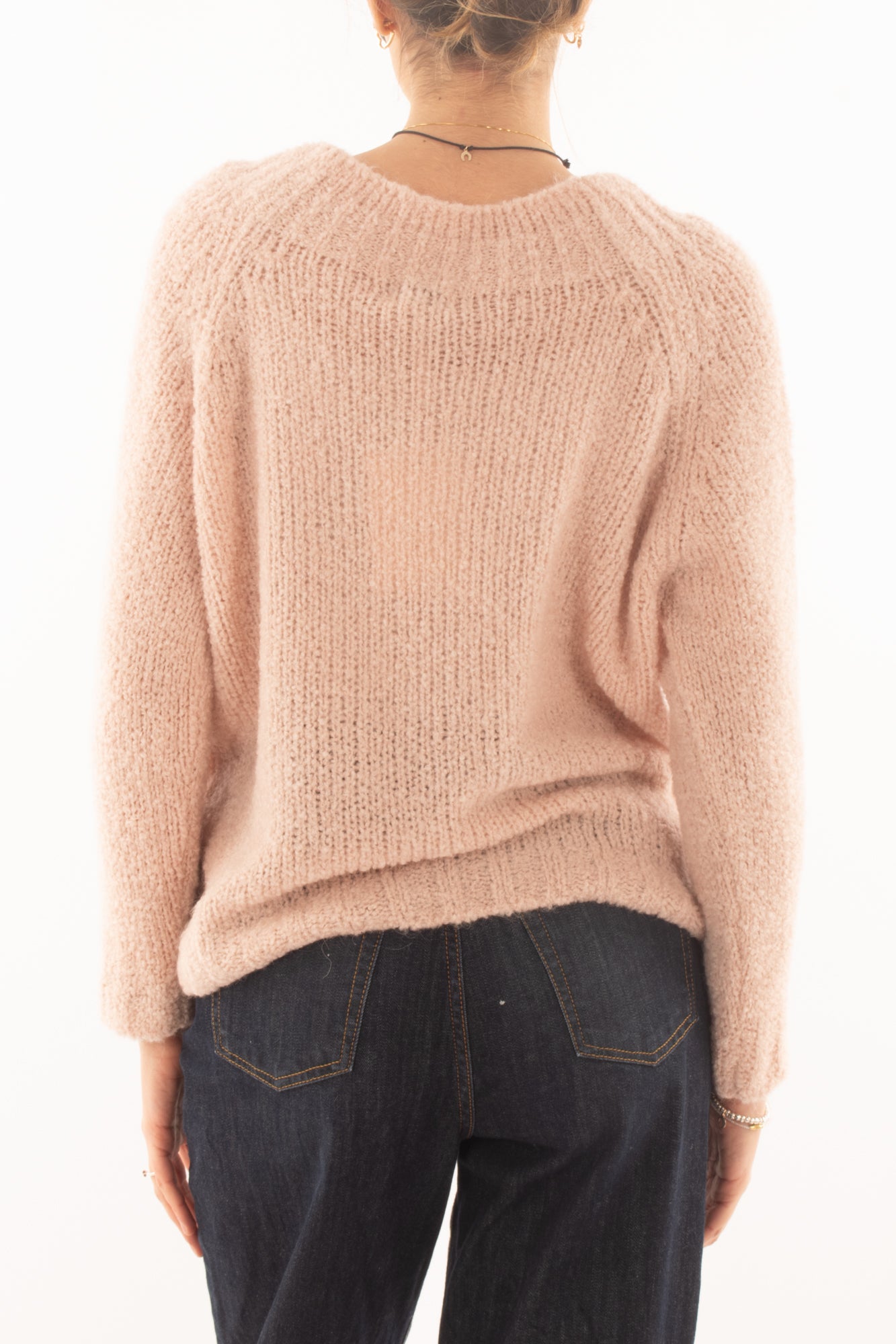 Maglione girocollo da donna Susy mix - Rosa