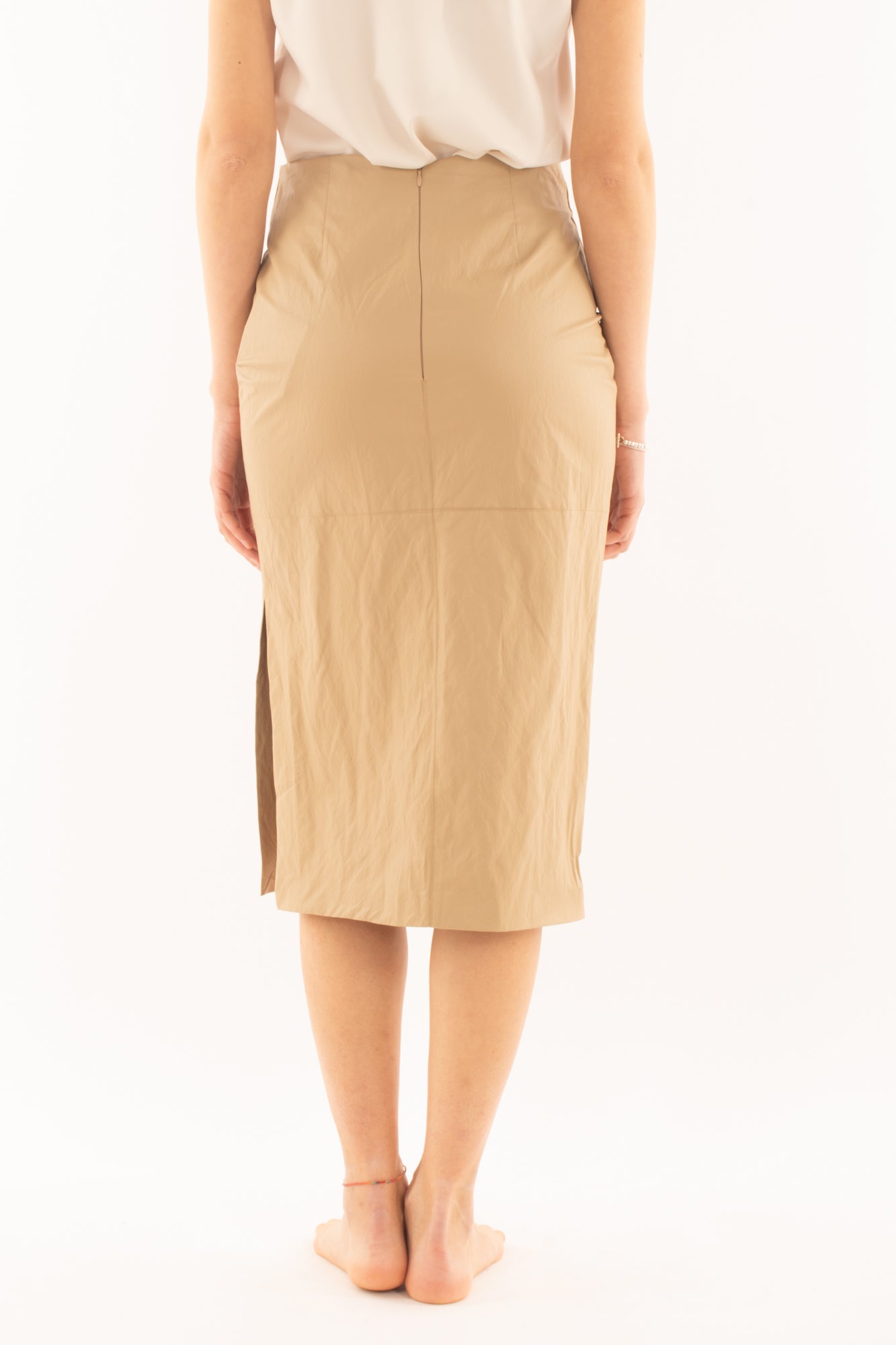 Gonna a tubino da Donna Angela davis - Beige