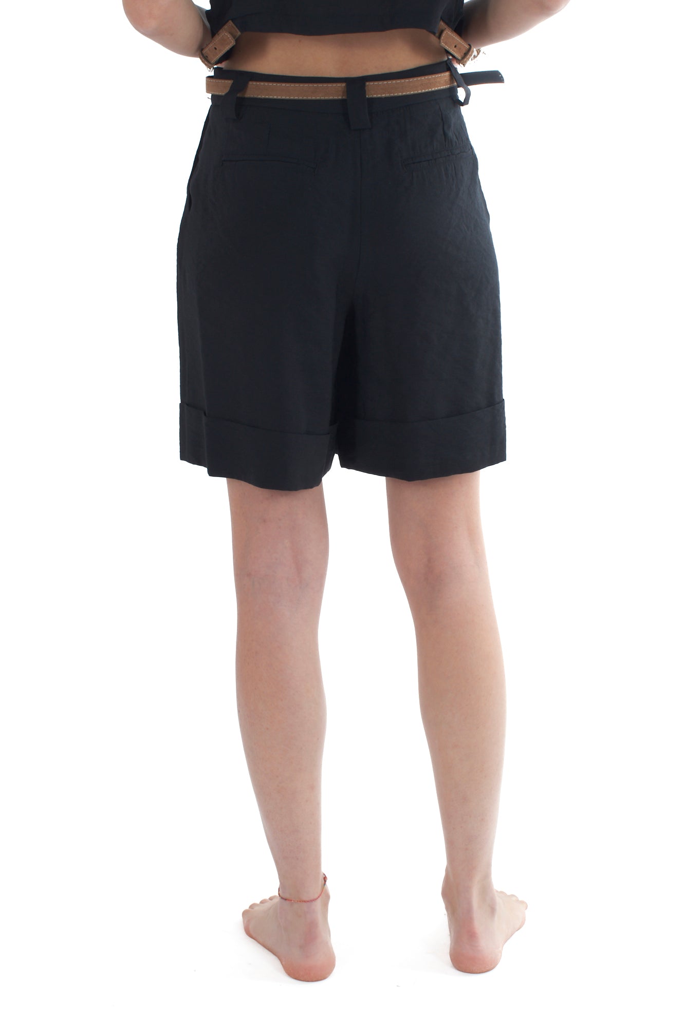 Completo blusa + short da Donna Dixie - Nero