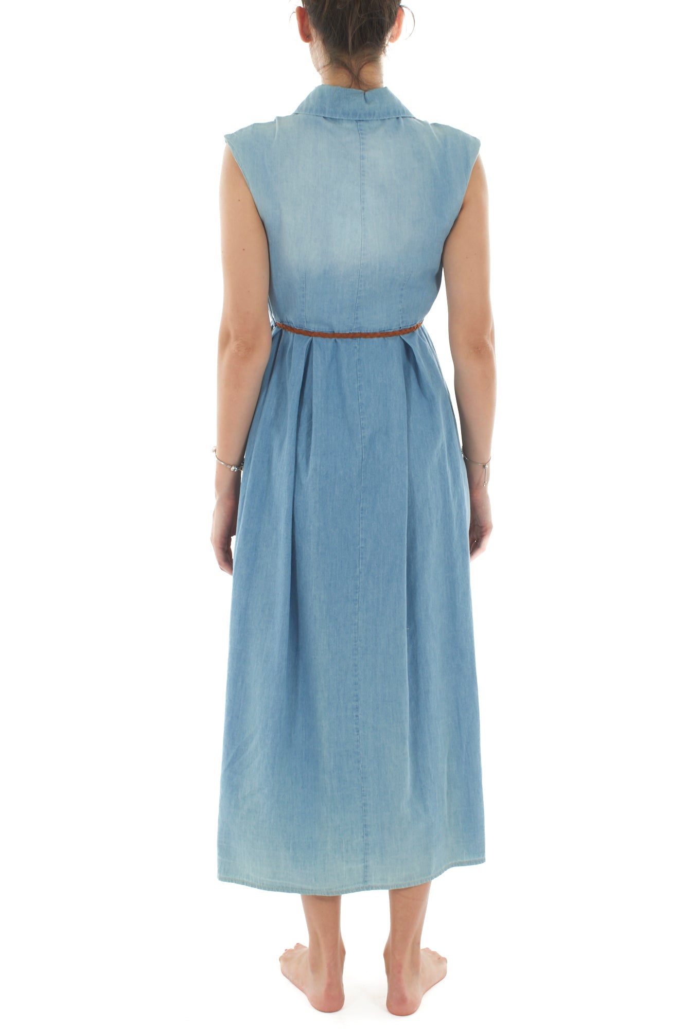 Abito lungo di jenas da Donna Dixie - Denim