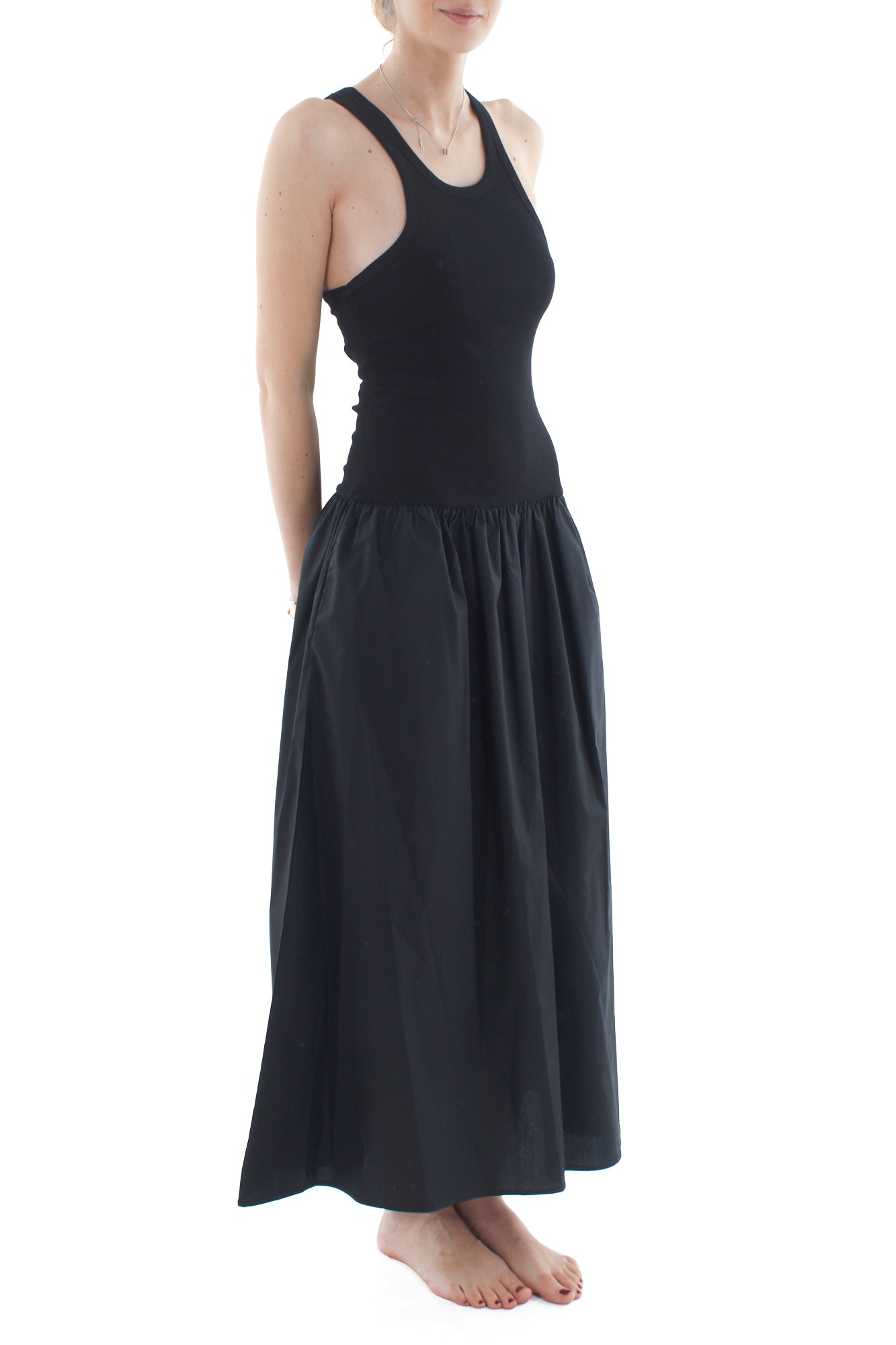 Abito smanicato da Donna Dixie - Cammello