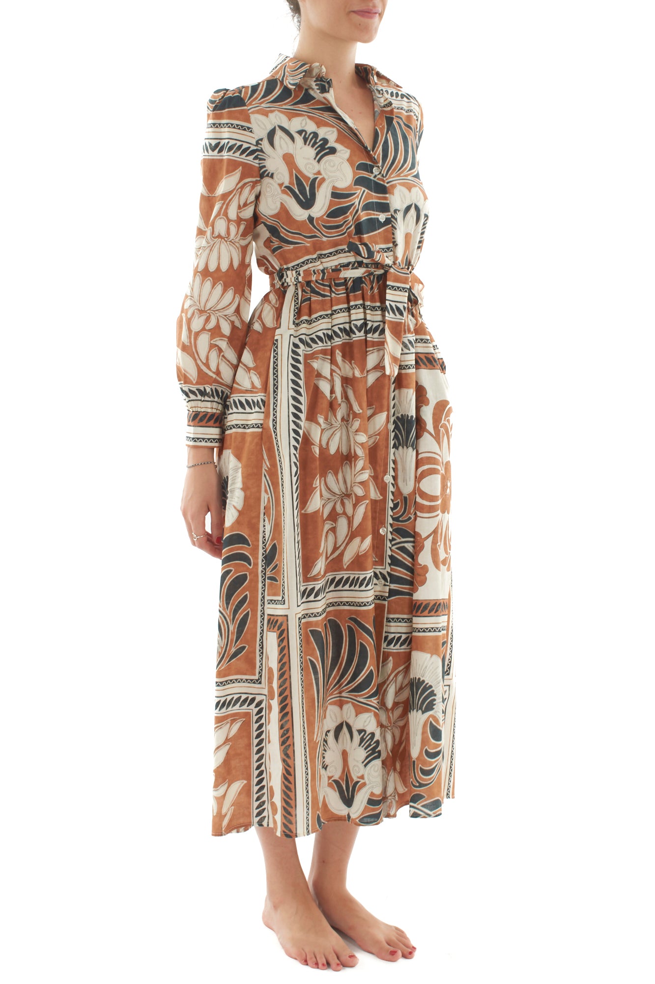Abito chemisier da Donna Dixie - Multicolor