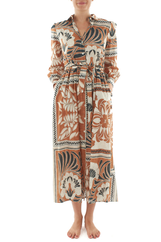 Abito chemisier da Donna Dixie - Multicolor