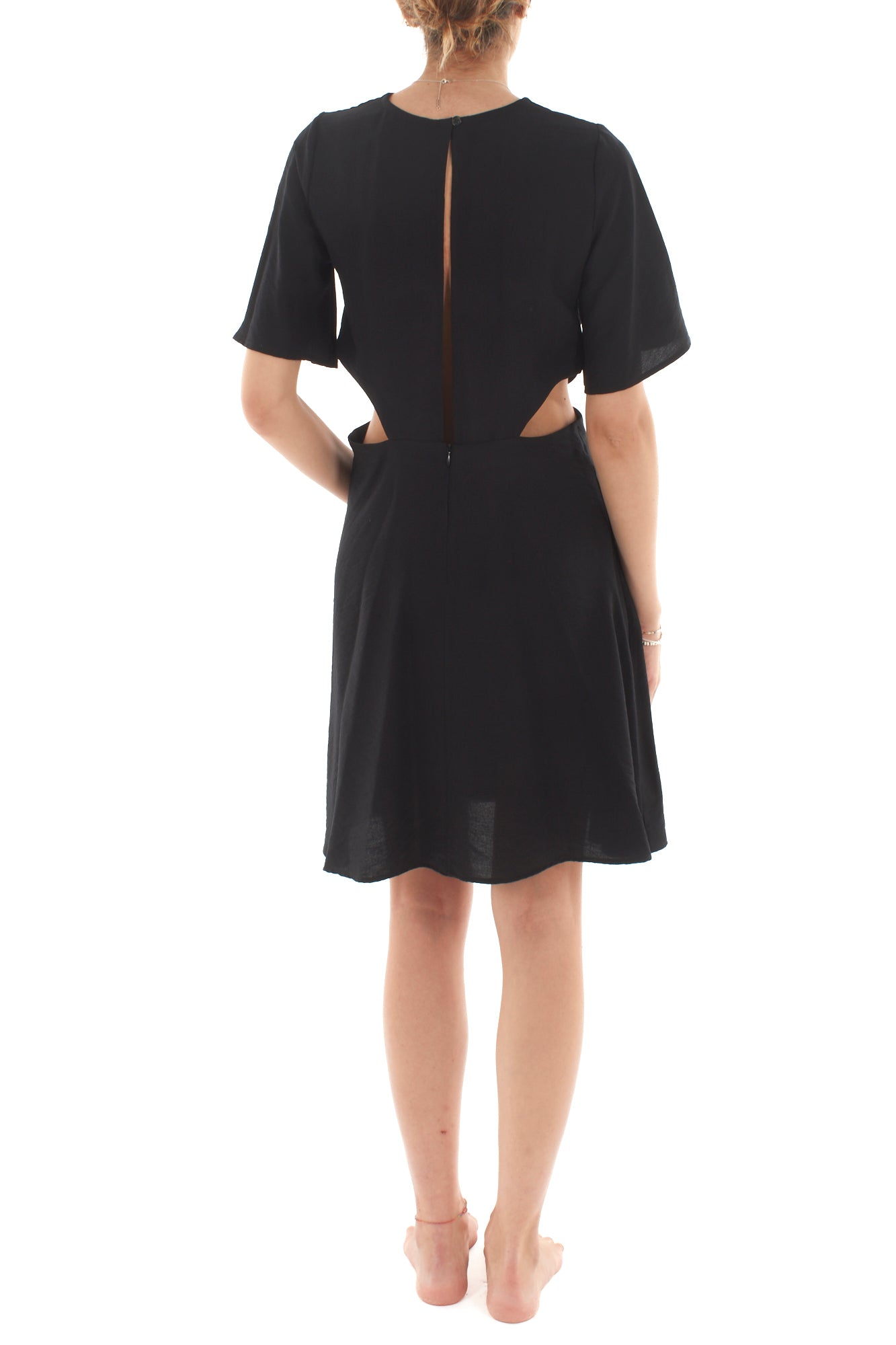 Abito con fori da donna Dixie - Nero