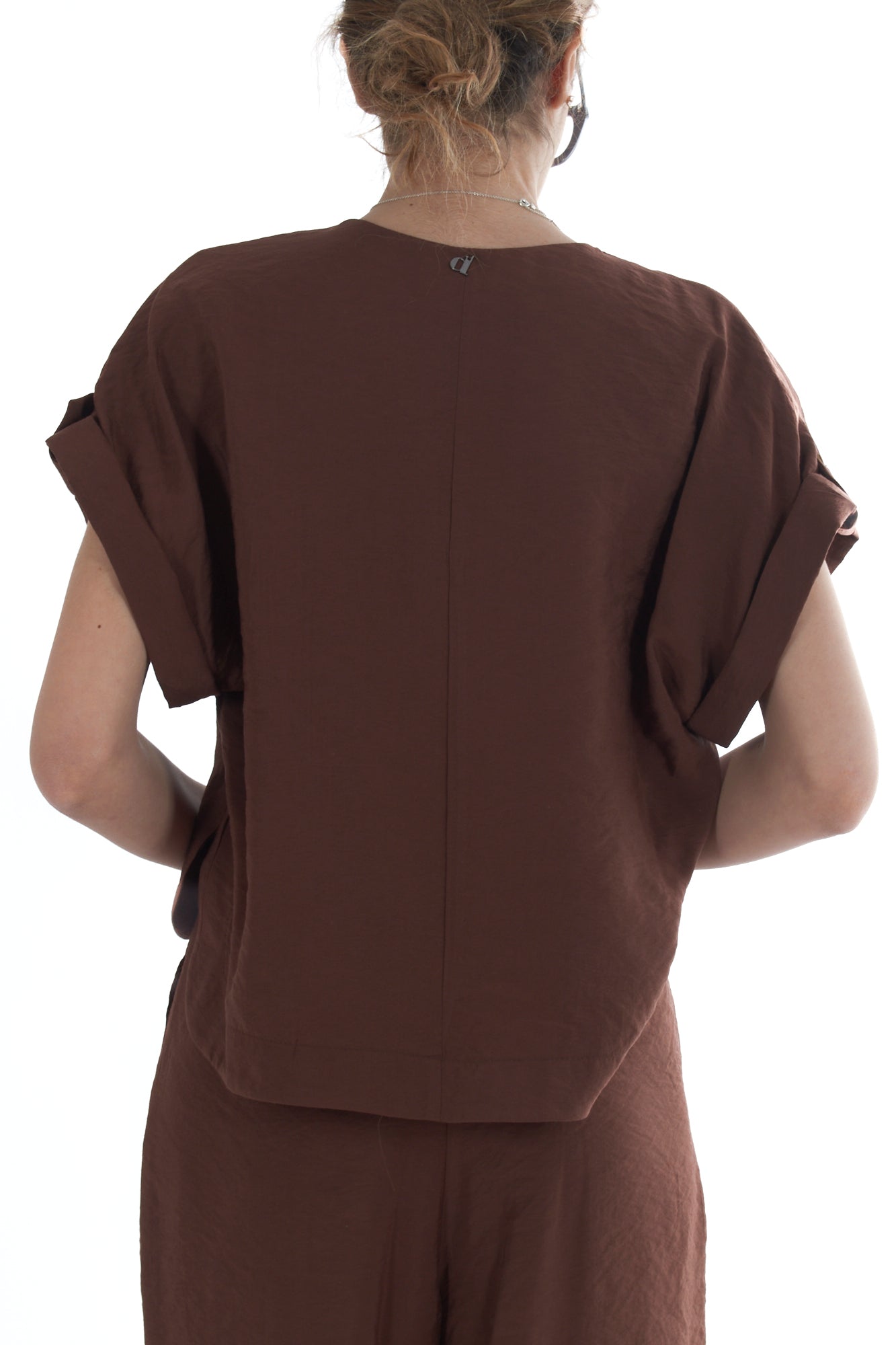 Completo maglia e pantalone palazzo da Donna Dixie