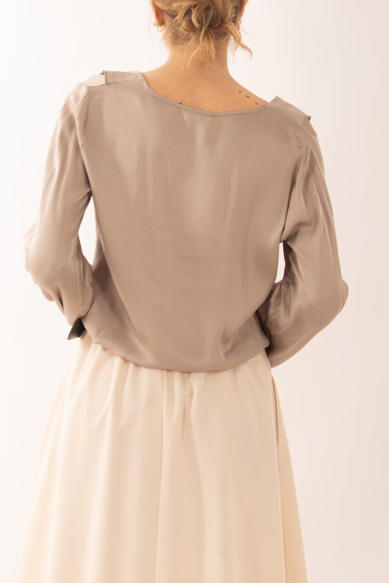 Blusa a v da Donna Dixie - Fango