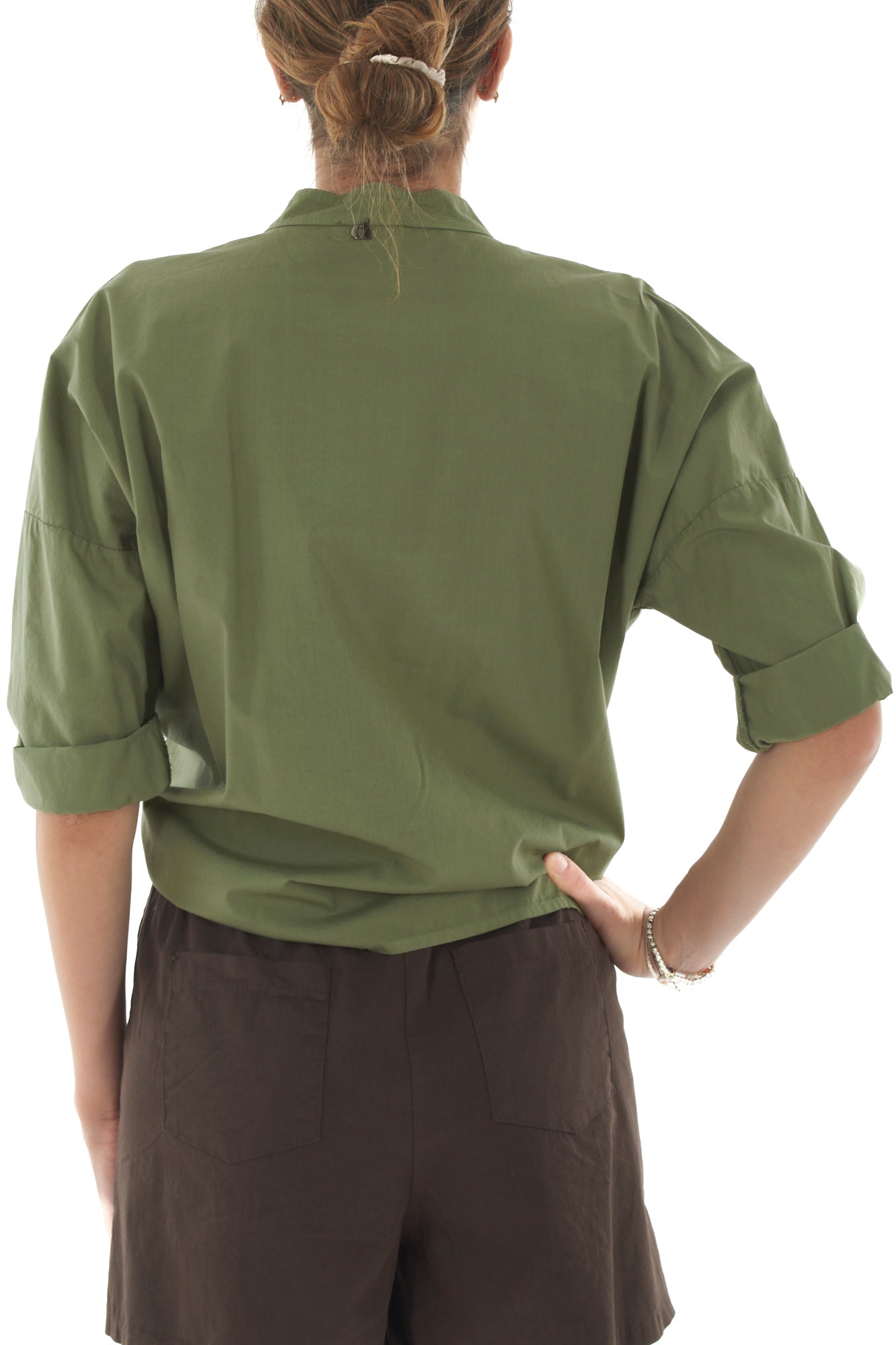 Camicia con nodo da Donna Dixie Salvia