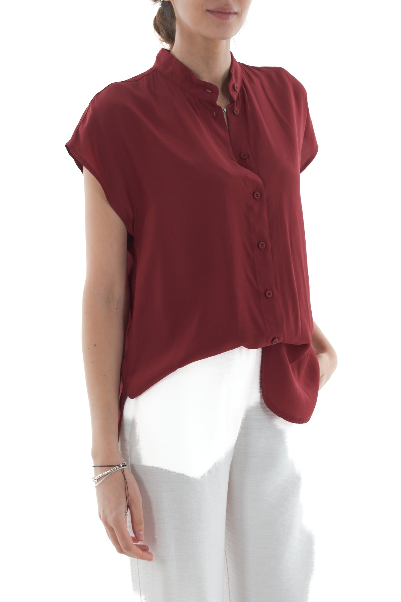 Camicia alla coreana da Donna Dixie - India