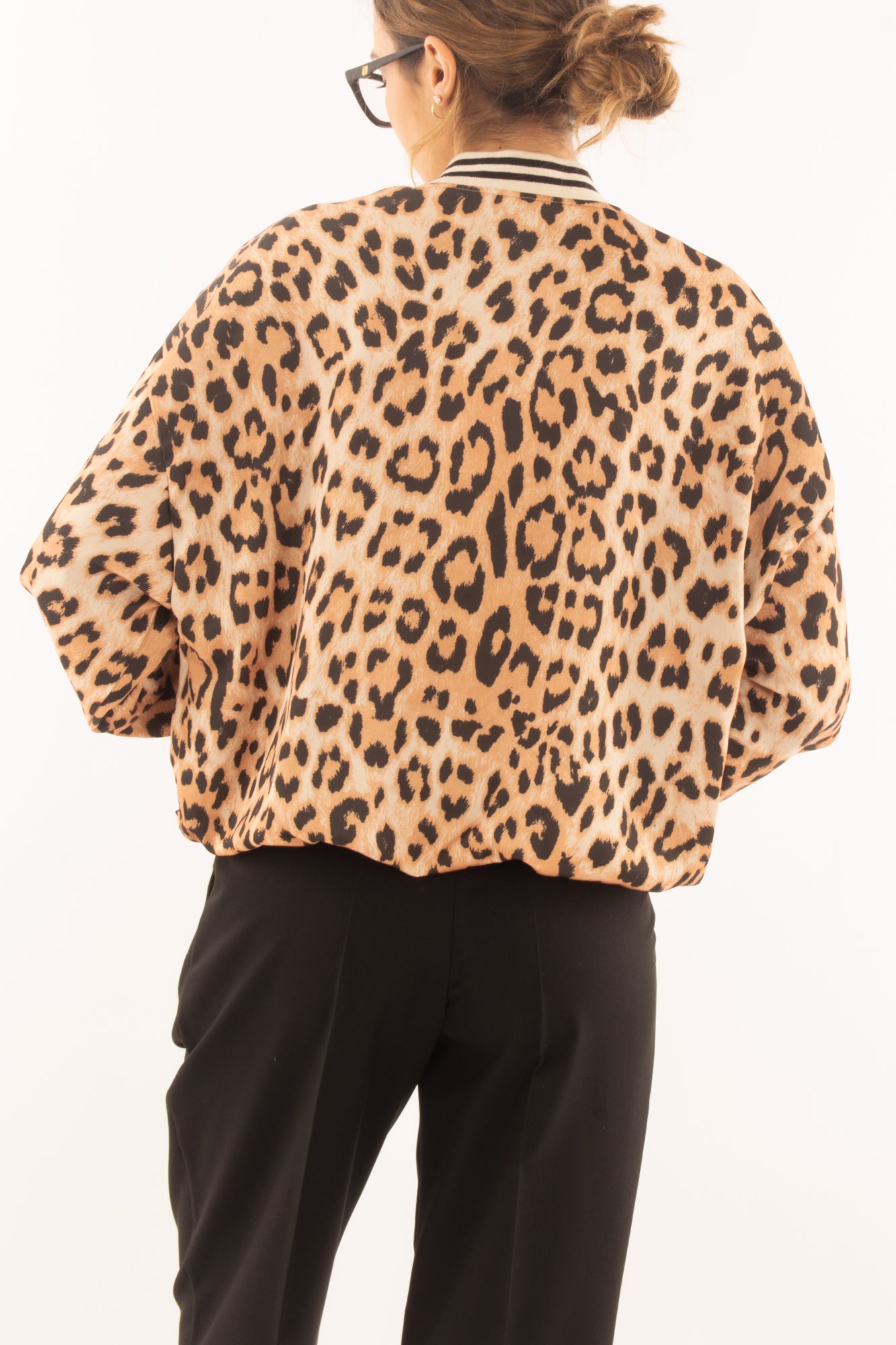Bomber maculato da Donna Dixie - Nero
