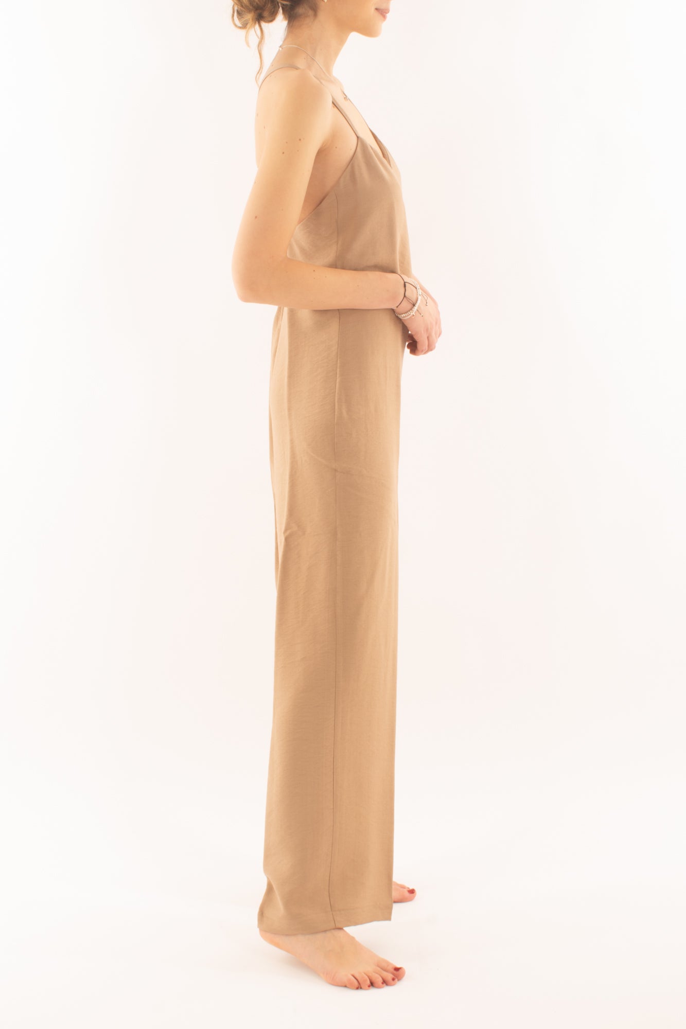 Tuta con pantalone palazzo da Donna Dixie - Beige