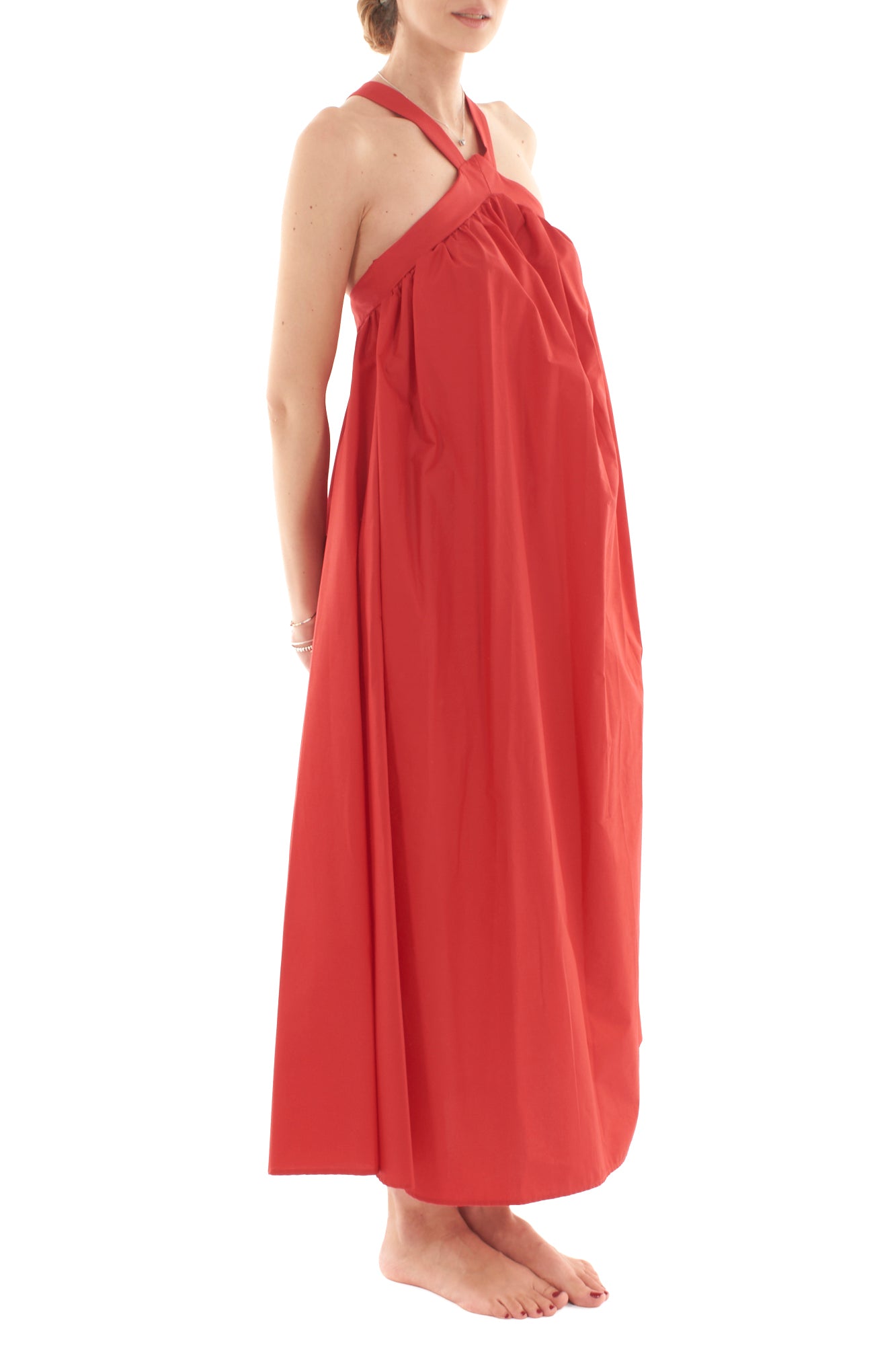 Abito lungo ampio da Donna Imperial - Rosso