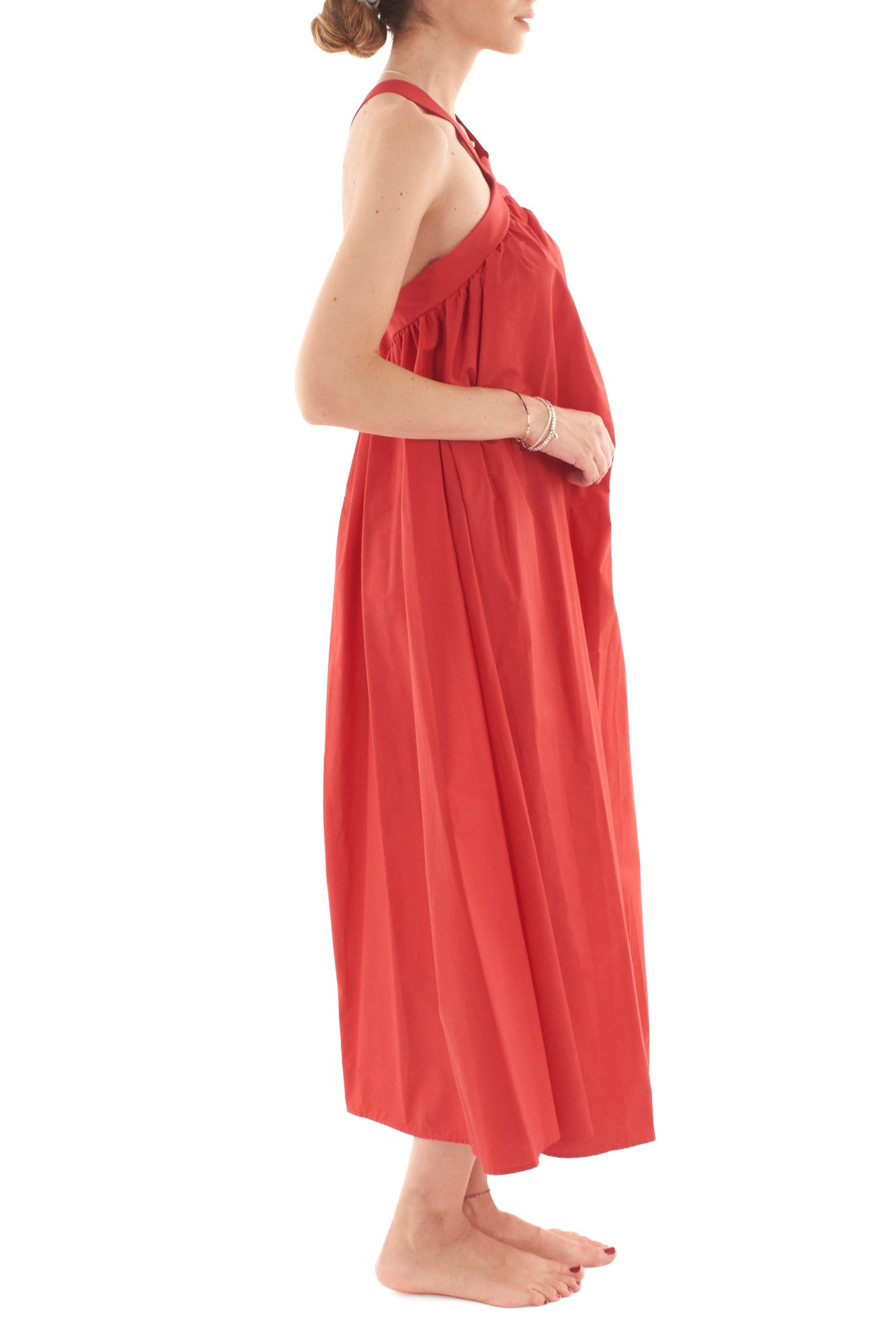 Abito lungo ampio da Donna Imperial - Rosso
