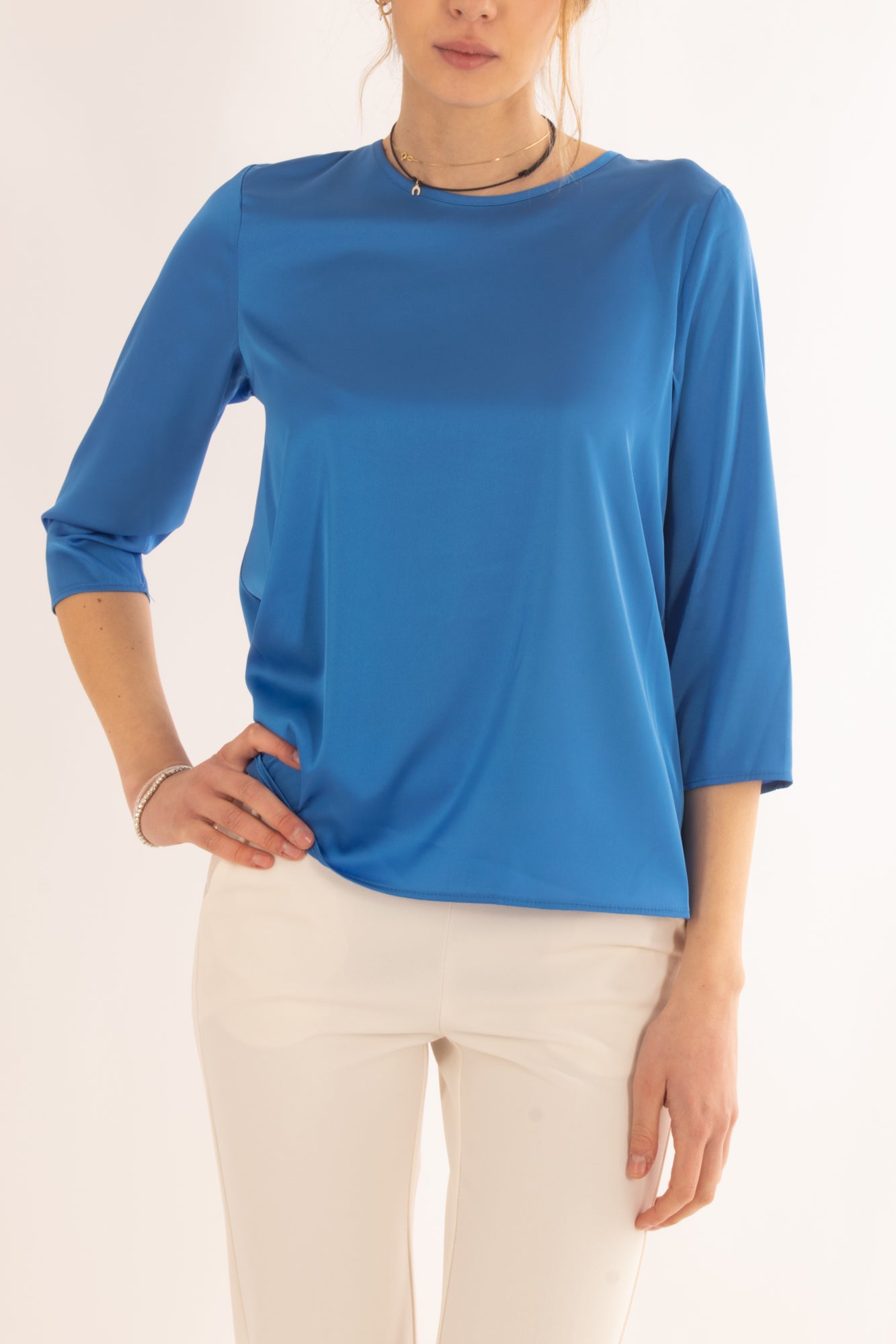 Blusa manica 3/4 da donna Imperial - Bluette