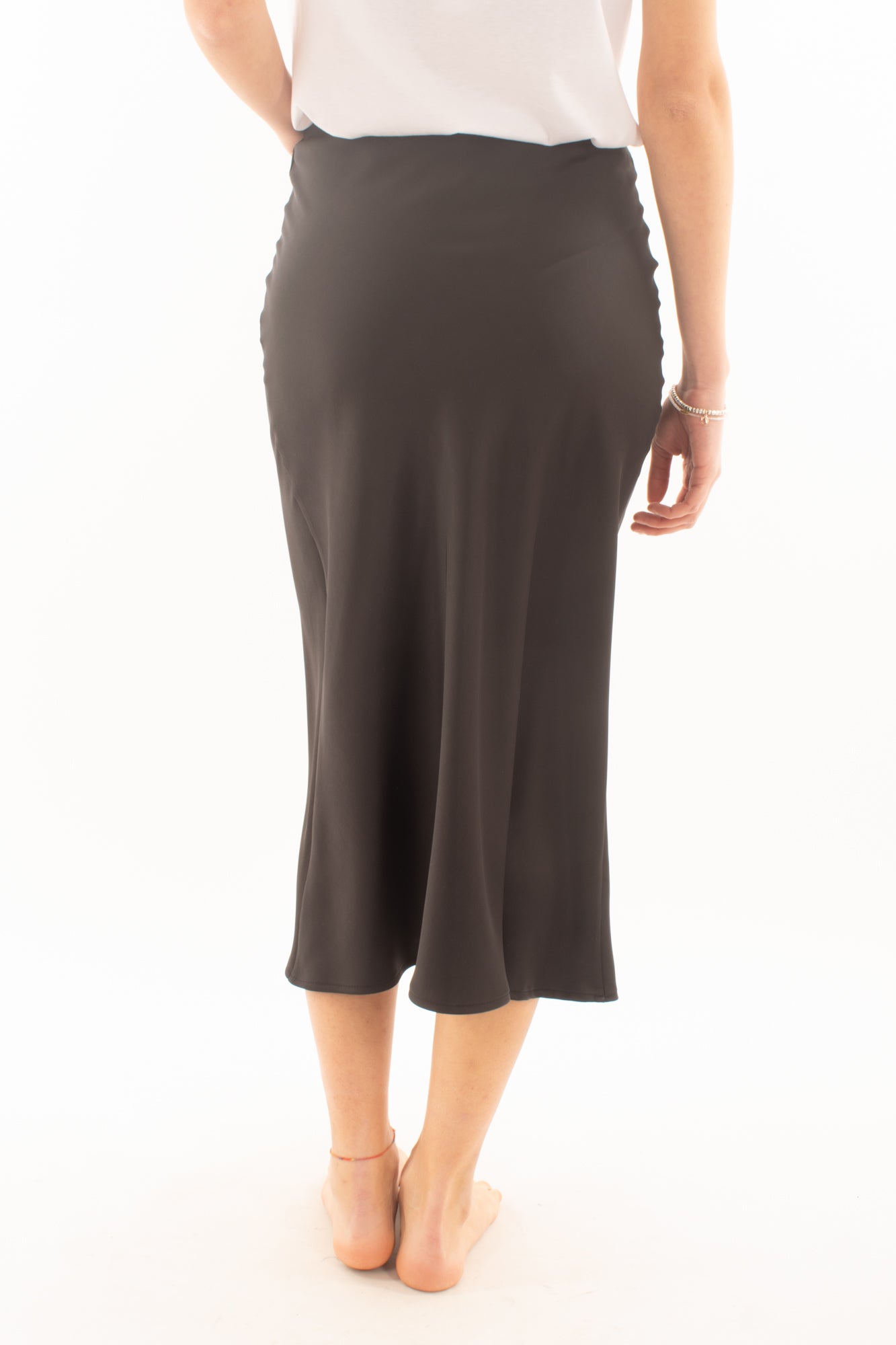 Gonna in satin da Donna Imperial - Nero