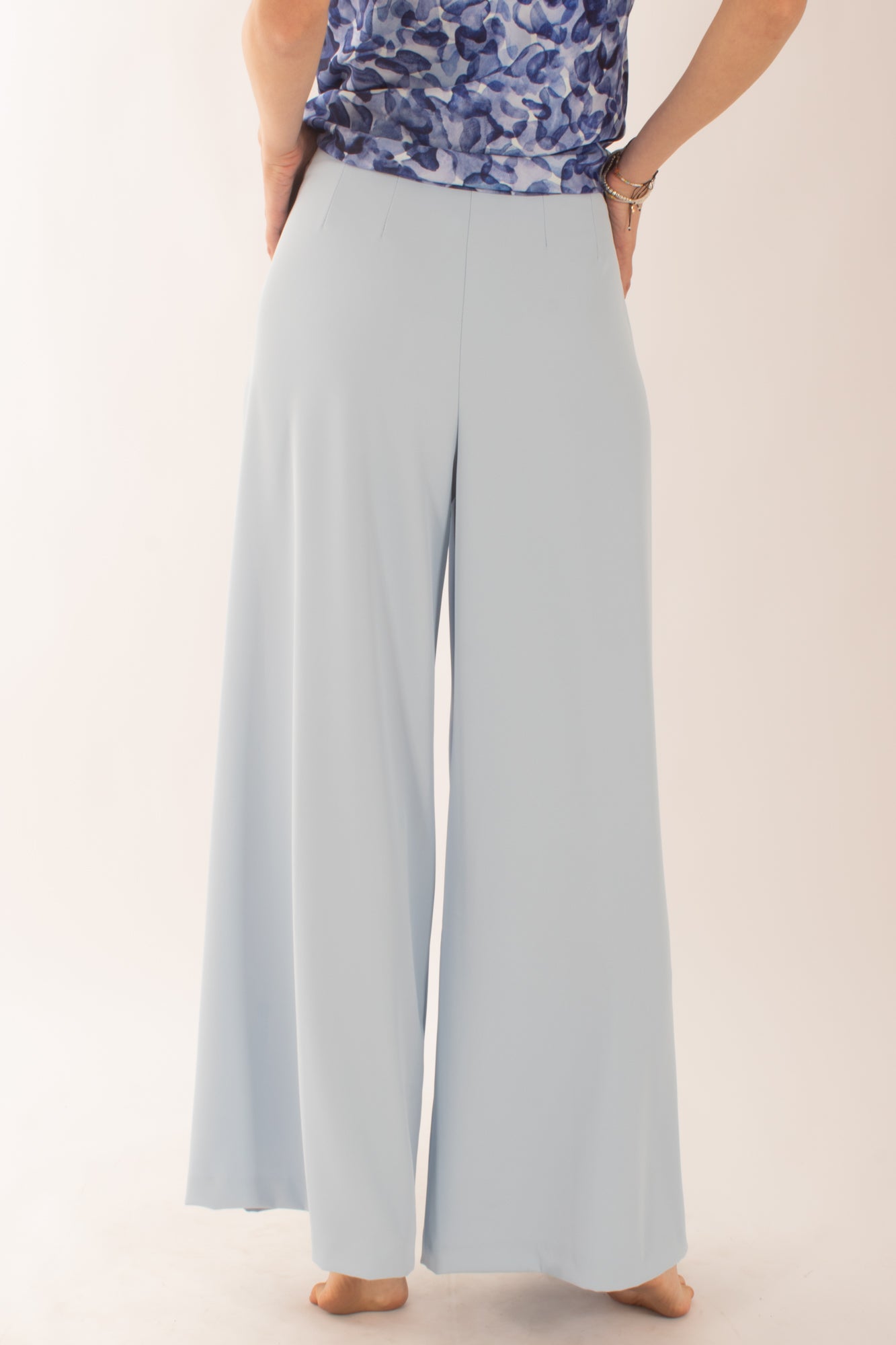 Pantalone palazzo con cintina da Donna Imperial - Sky