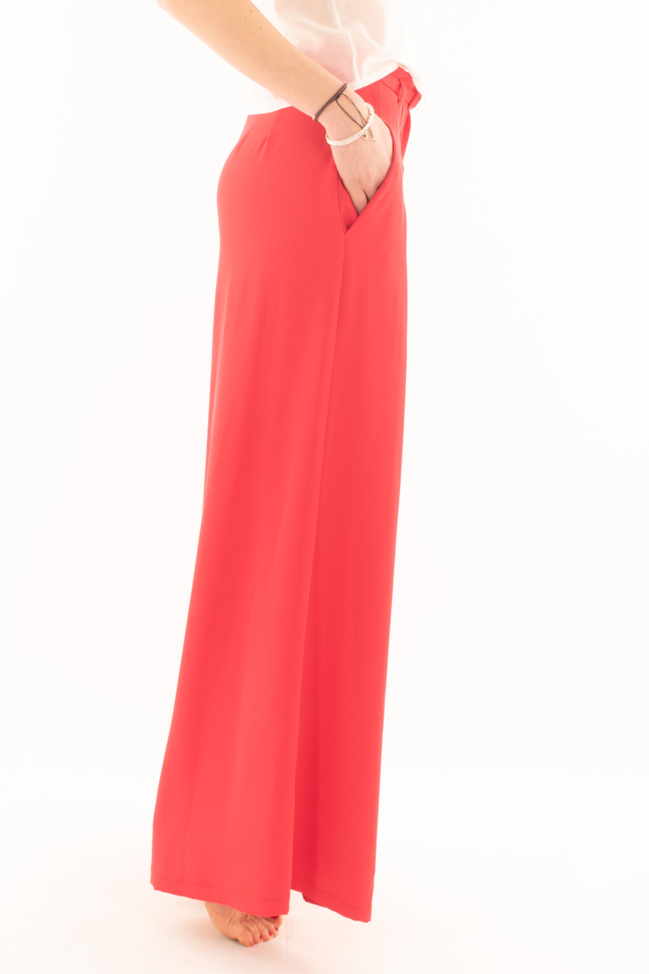 Pnatalone a palazzo da Donna Imperial - Rosso