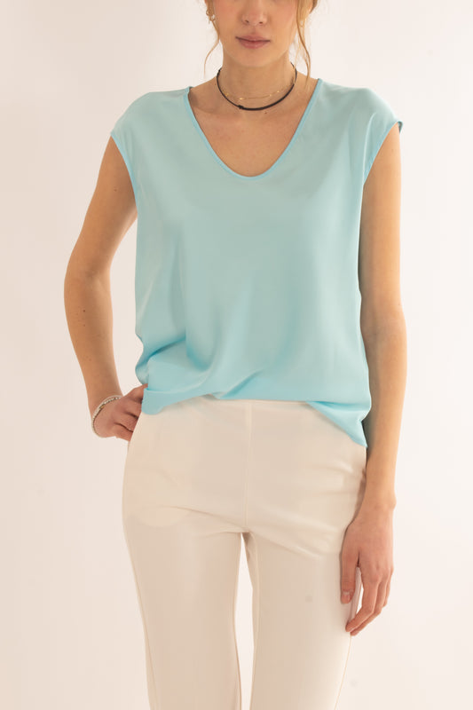 Blusa a v smanicata da Donna Imperial - Oxigen