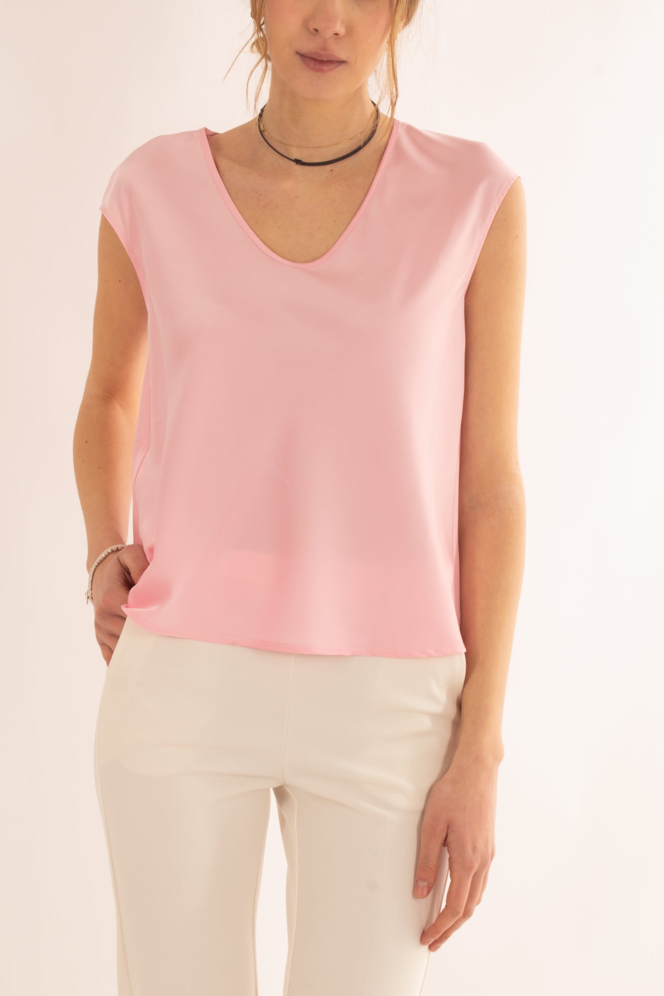 Blusa a v smanicata da Donna Imperial - Pinklady