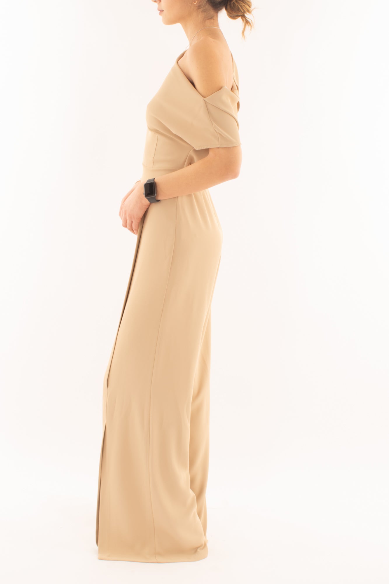 Tuta a palazzo da Donna King kong - Beige