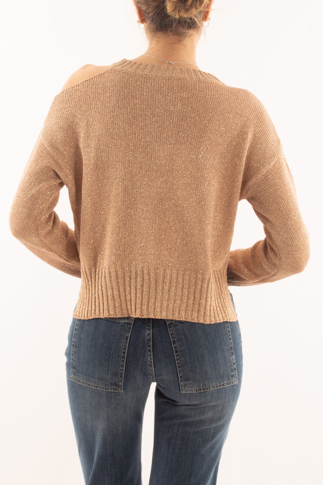 Maglia con buco da Donna King kong - Cipria