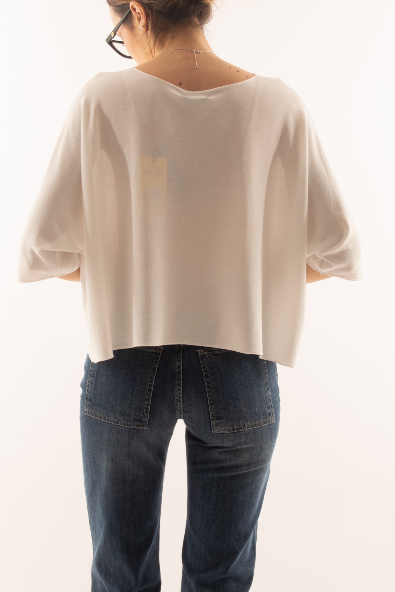 Maglia a scatoletta da Donna Metoo - Burro