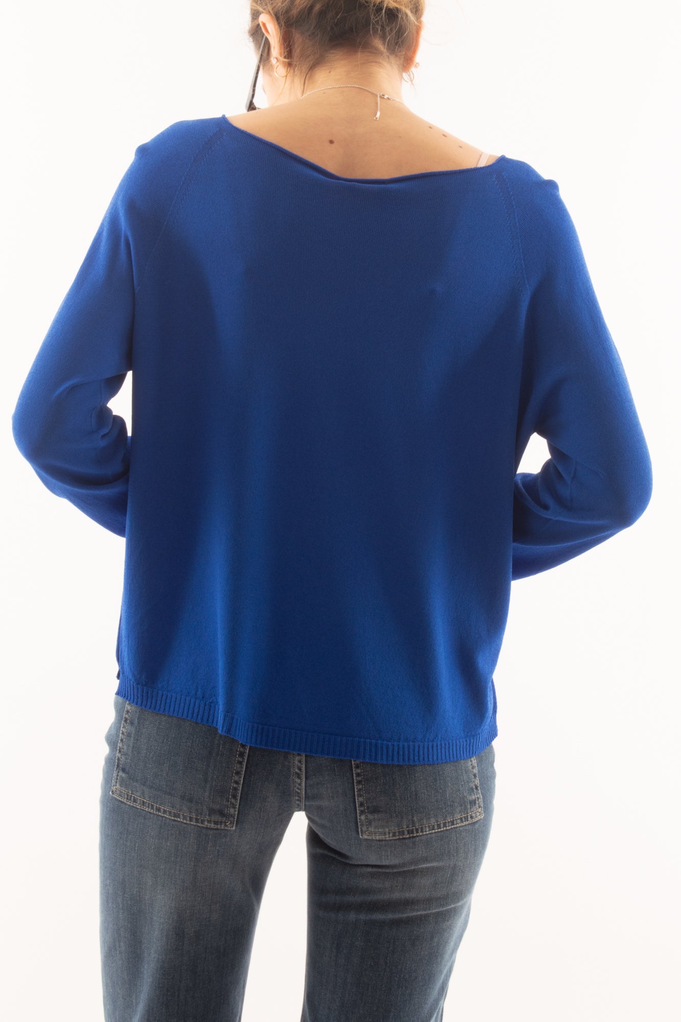 Maglia basica da Donna Metoo - Bluette