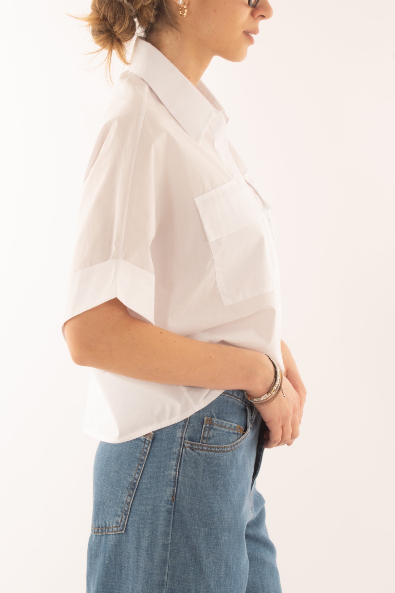 Camicia a scatoletta da Donna Metoo - Bianco