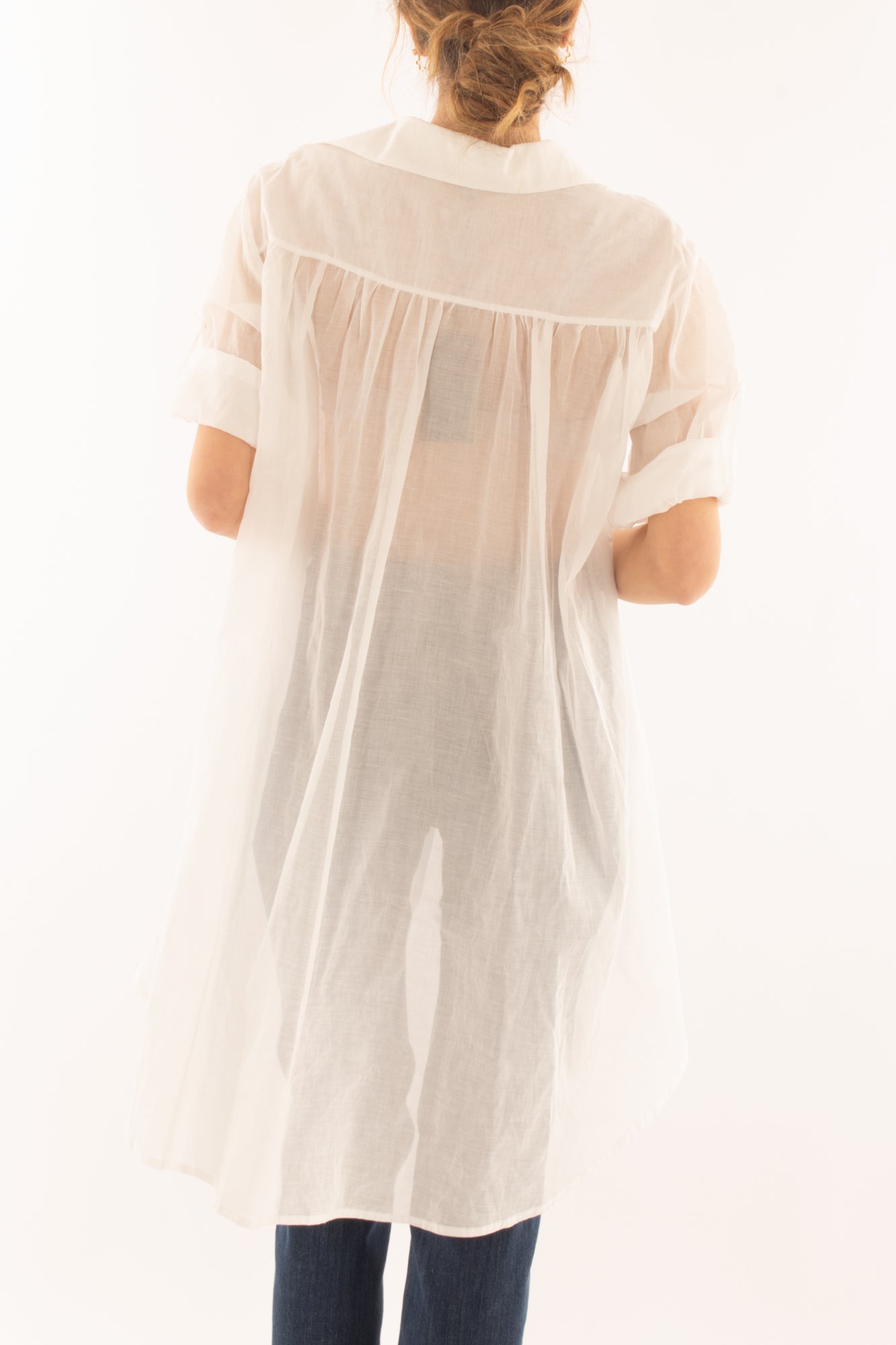 Camicia lunga da Donna Metoo - Bianco