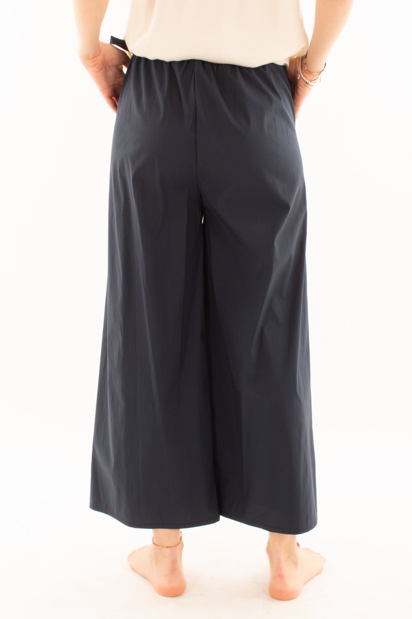 Pantalone con allacciatura laterale da Donna Metoo - Blu