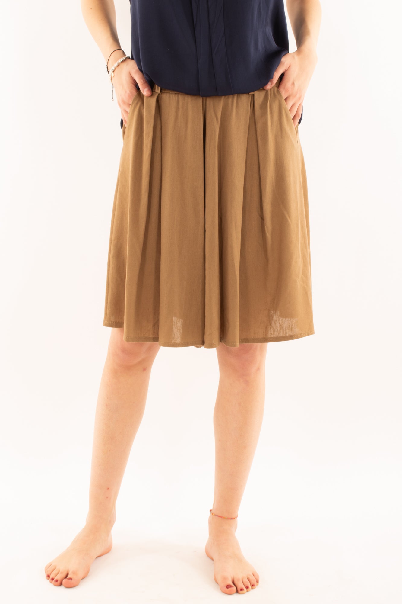 Short al ginocchio da Donna Metoo - Sabbia