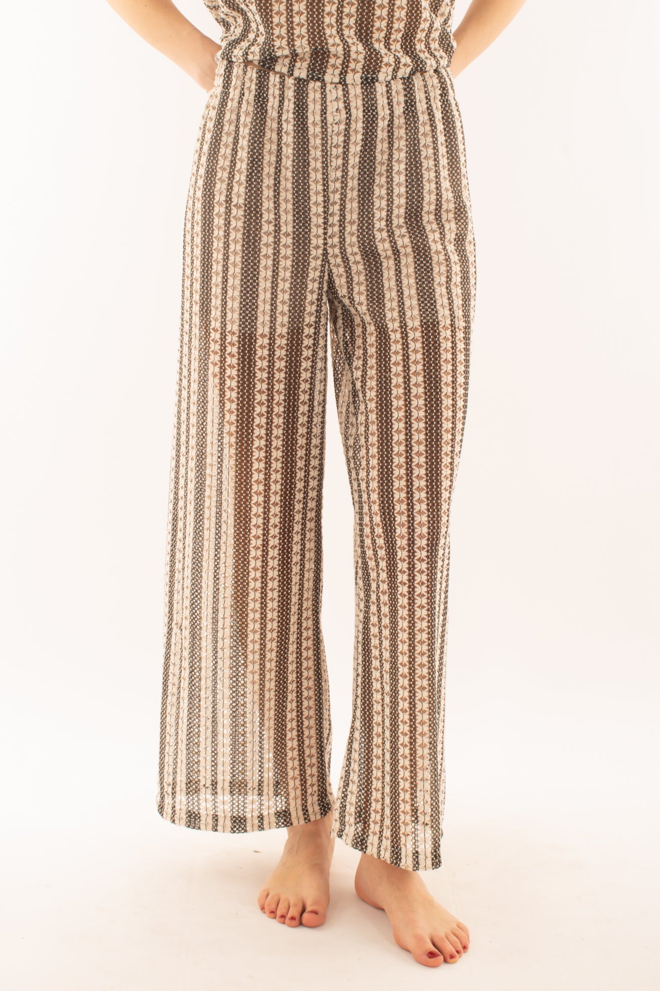 Pantalone uncinetto da Donna - Metoo Nero