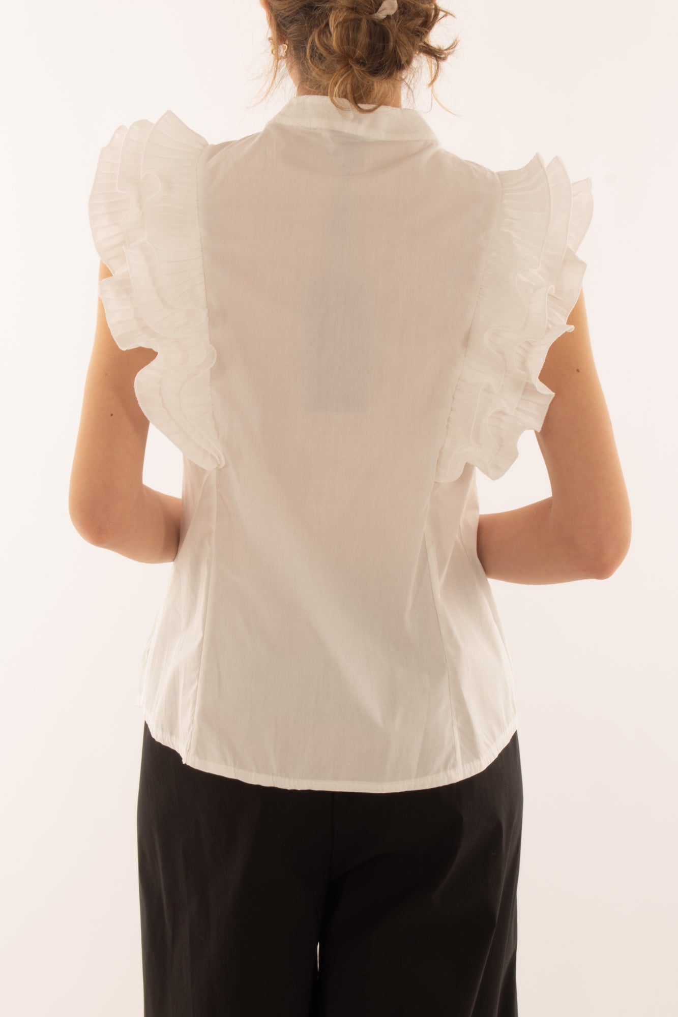 Camicia con rouge da Donna Metoo - Bianco