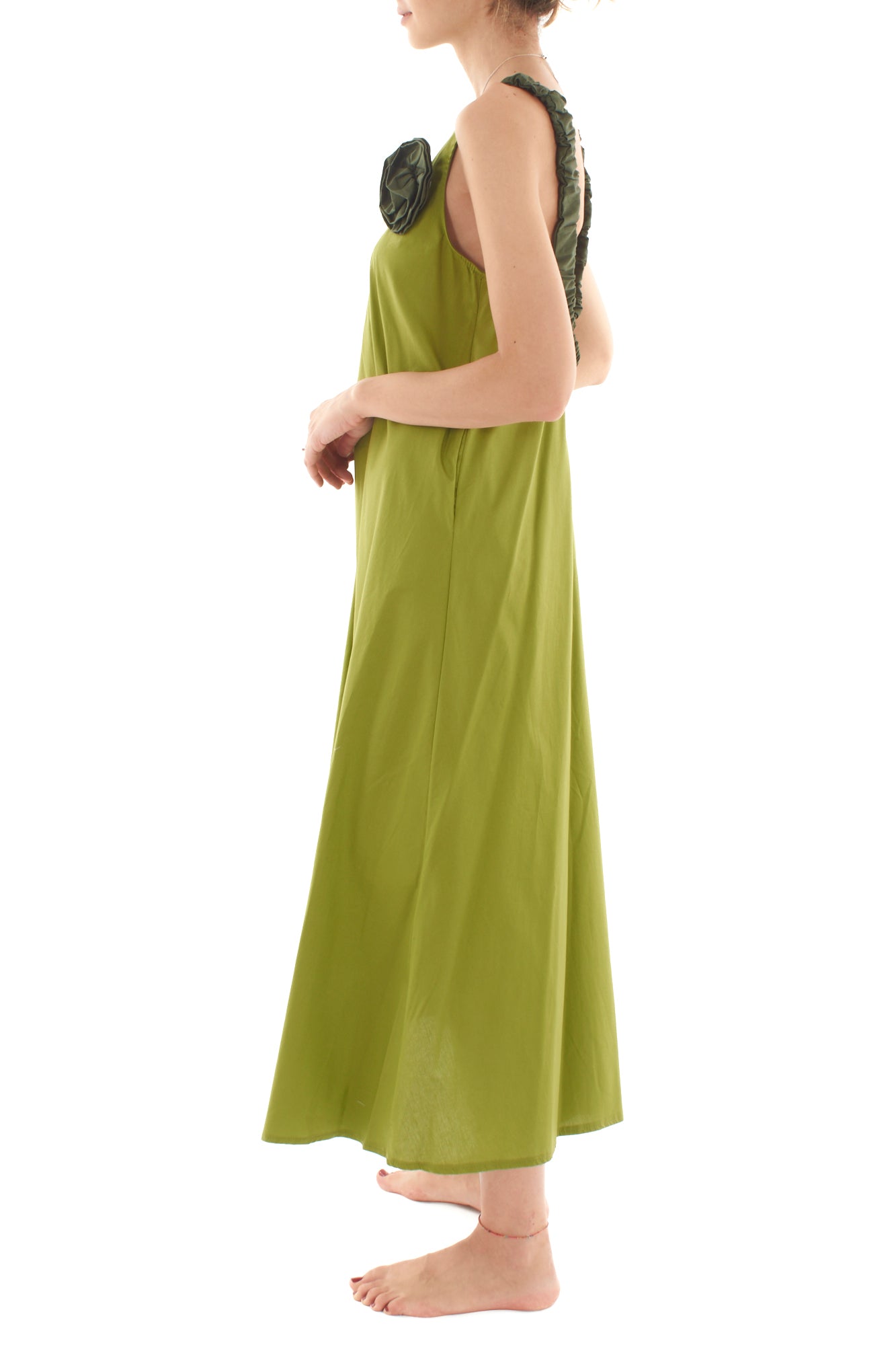 Abito con schiena scollata da Donna Metoo - Verde