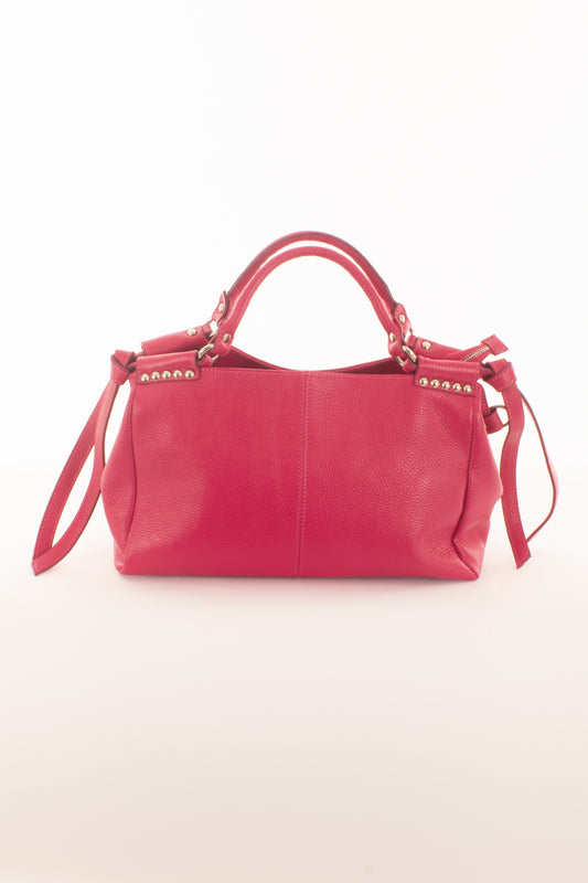 Borsa con borchie da Donna Metoo Fuxia