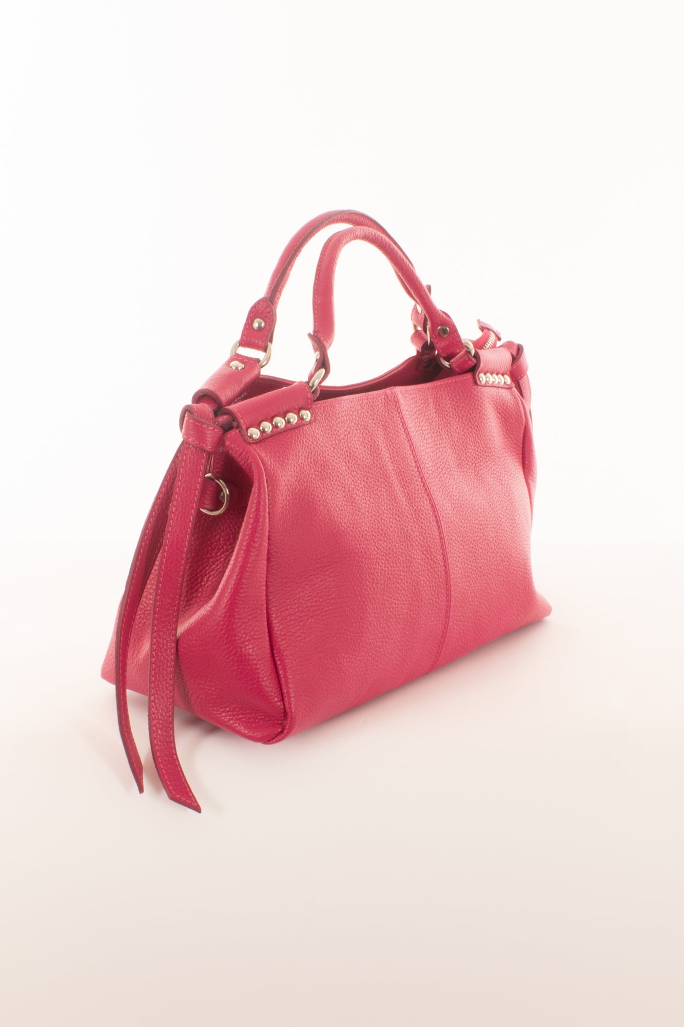Borsa con borchie da Donna Metoo Fuxia