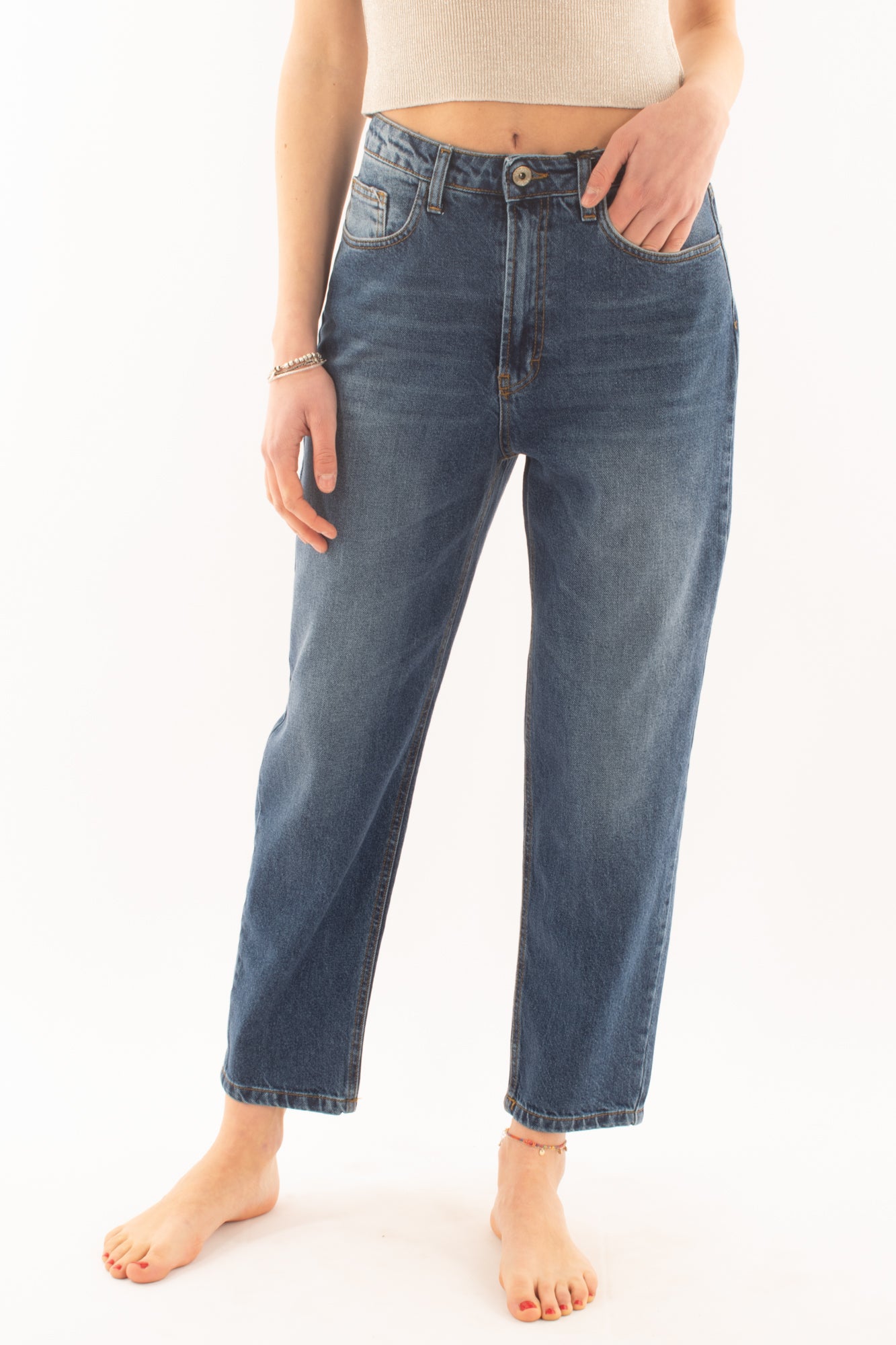 Jeans boyfriend da Donna Metoo - Denim